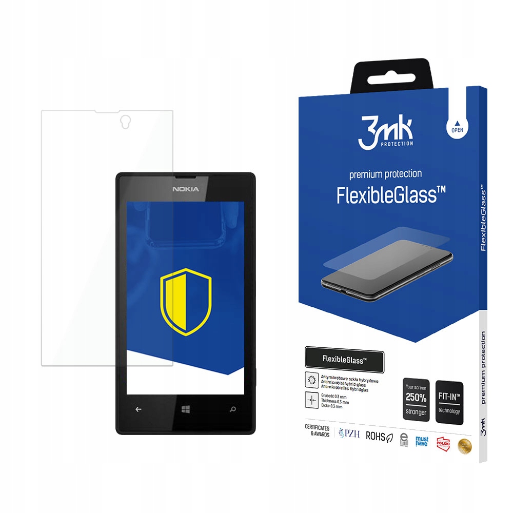 NOKIA LUMIA 520 - 3MK FLEXIBLEGLASS – Doskonała ochrona dla Twojego smartfona