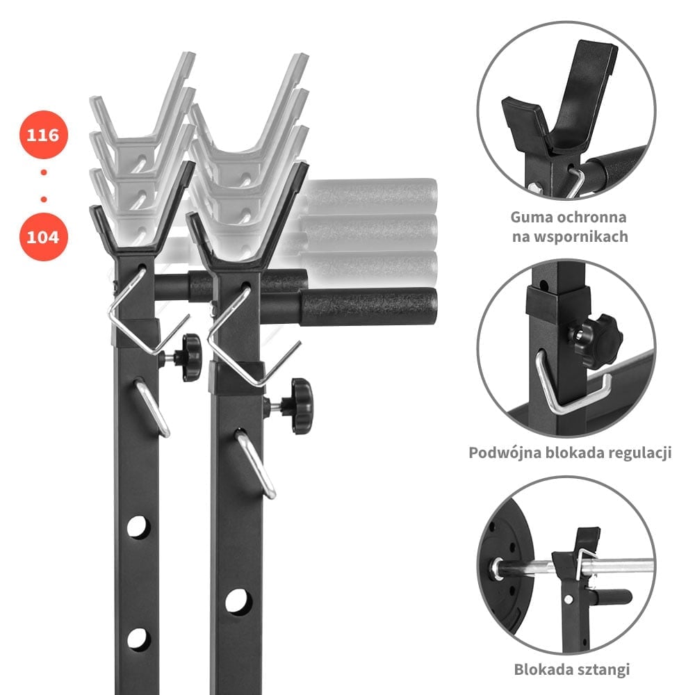 Ławka treningowa Zipro Ripped pod sztangę