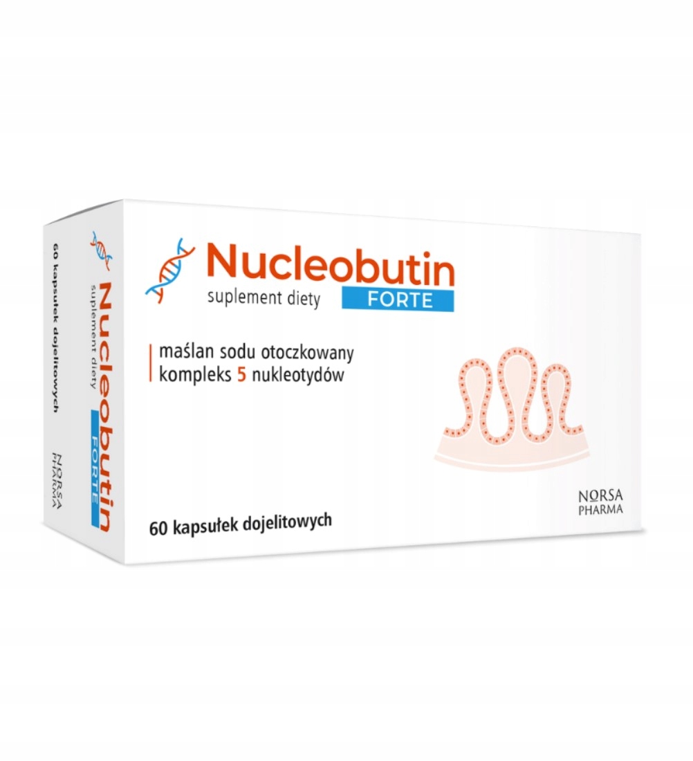 Norsa Pharma Nucleobutin Forte – Suplement diety dla zdrowia jelit
