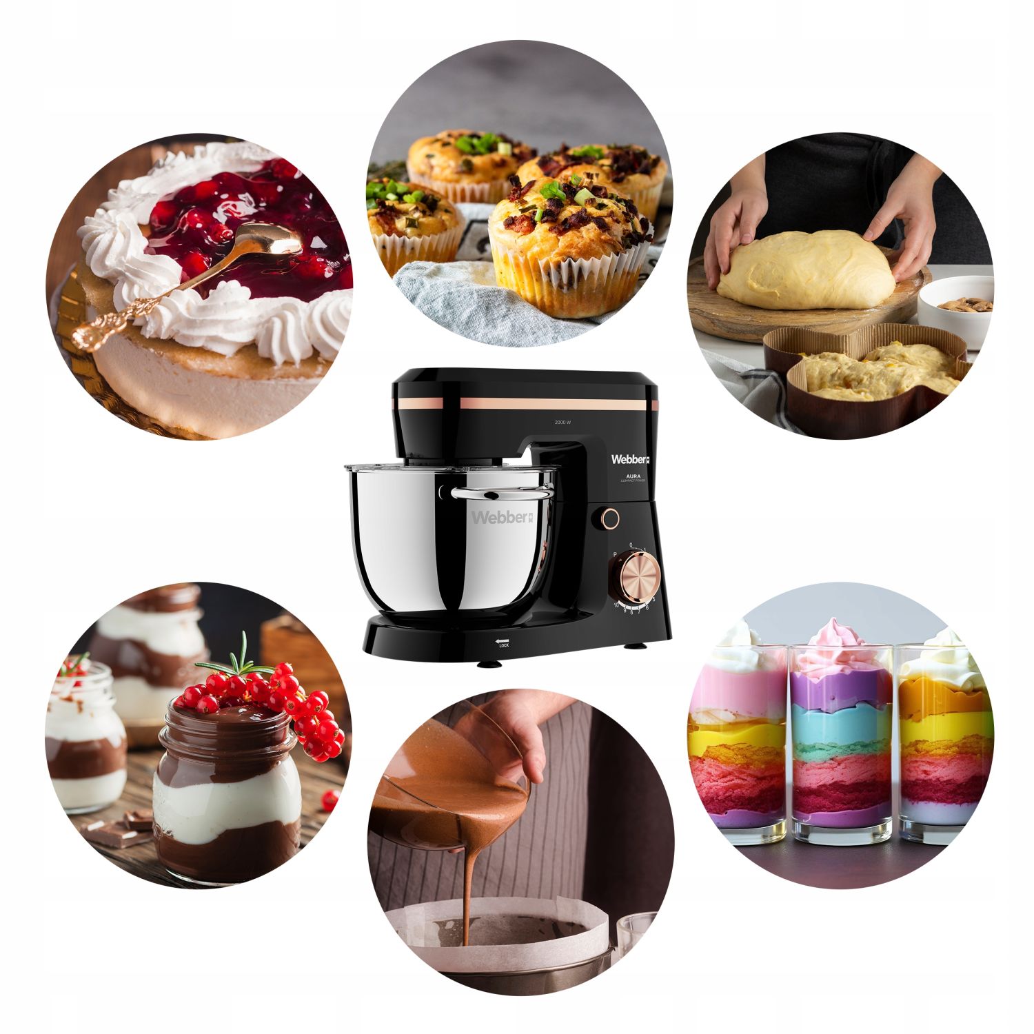 Pojemna misa 5,2L – Idealna do przygotowywania dużych porcji