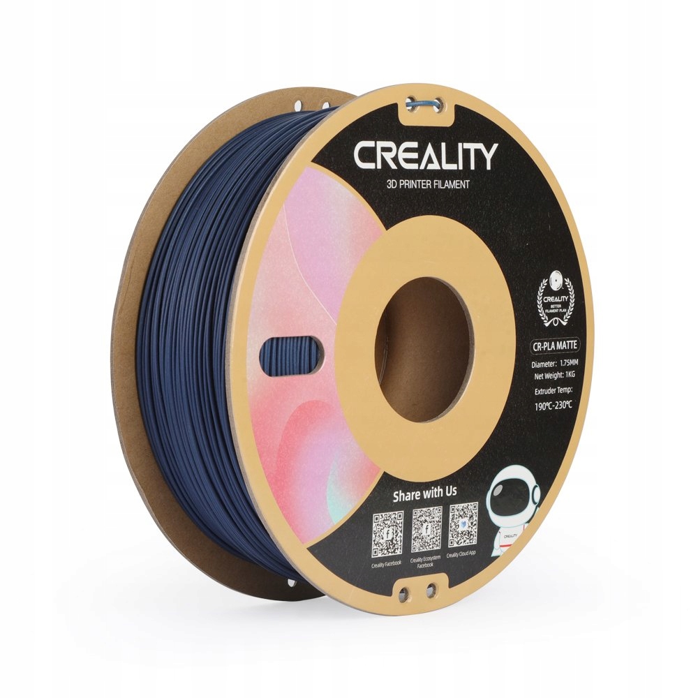 Filament Creality CR-PLA Matte 1,75 mm – Idealny wybór do druku 3D