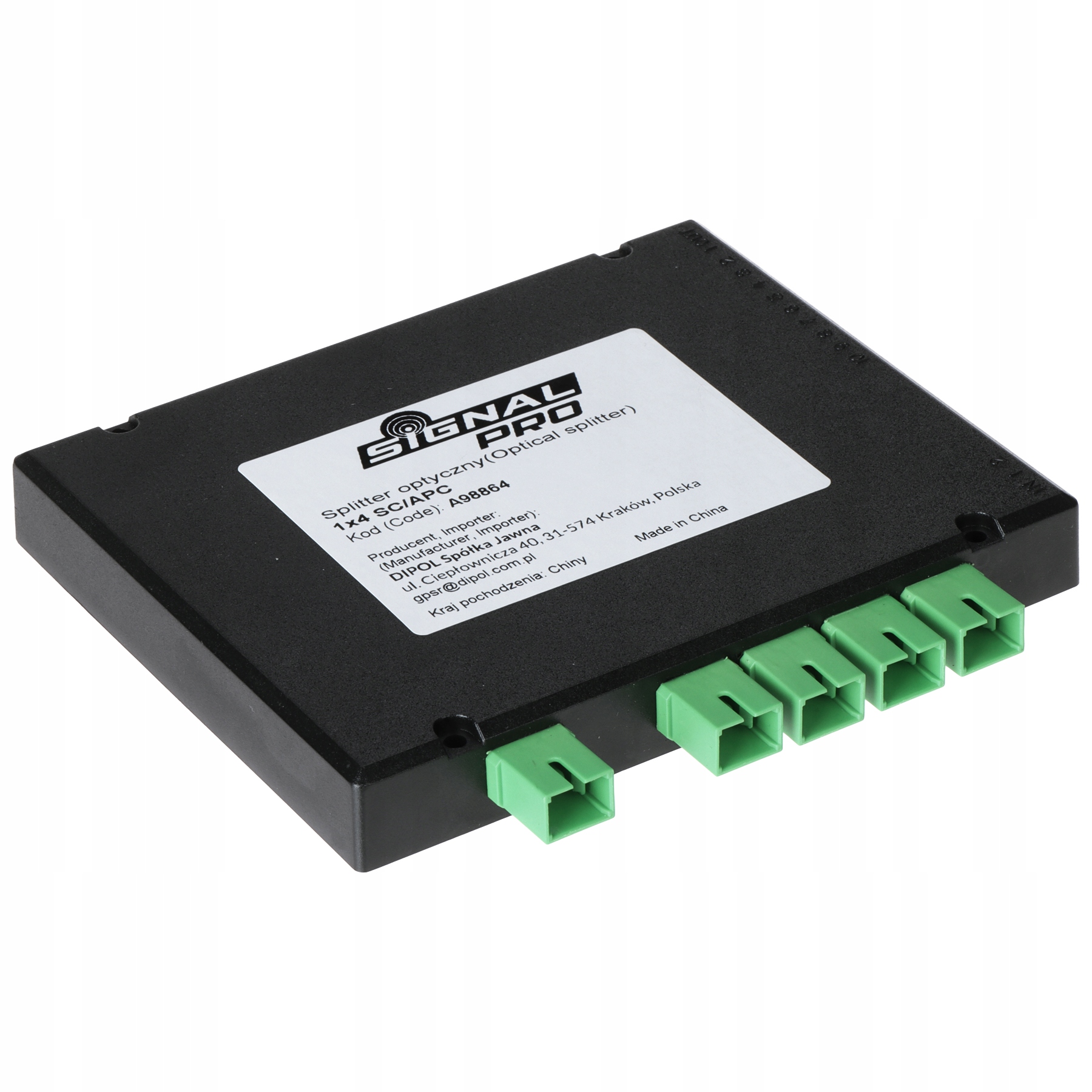 Splitter optyczny SO-1/4-SC/APC-SIG SIGNAL PRO – Idealne rozwiązanie do instalacji światłowodowych