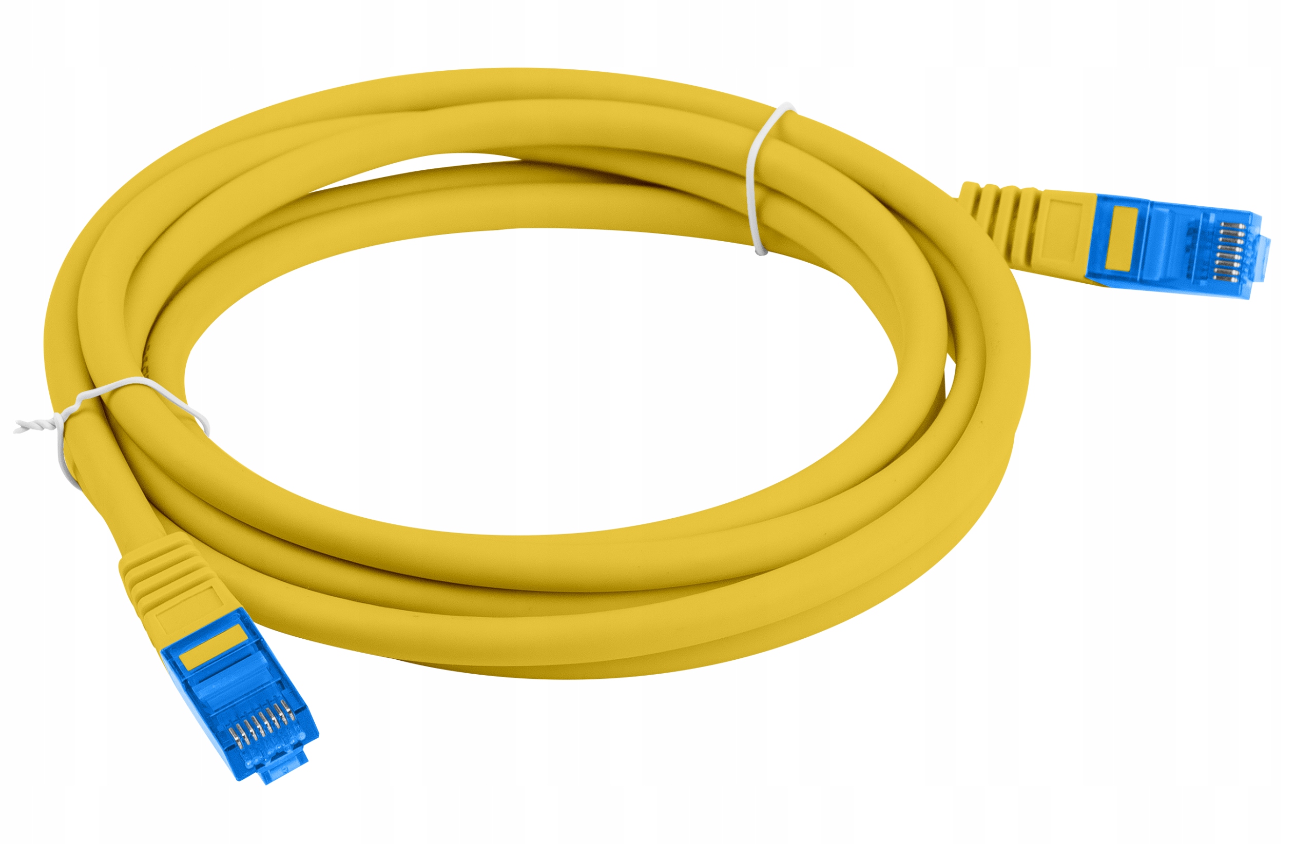 Patchcord KAT.6A S/FTP LSZH CCA 1.5M ŻÓŁTY FLUKE PASSED LANBERG – Niezawodne połączenie dla Twojej sieci