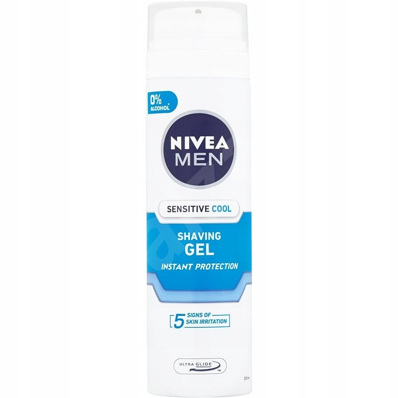 Nivea Men Sensitive Cool Chłodzący Żel do Golenia 200ML – Komfort i ochrona dla wrażliwej skóry
