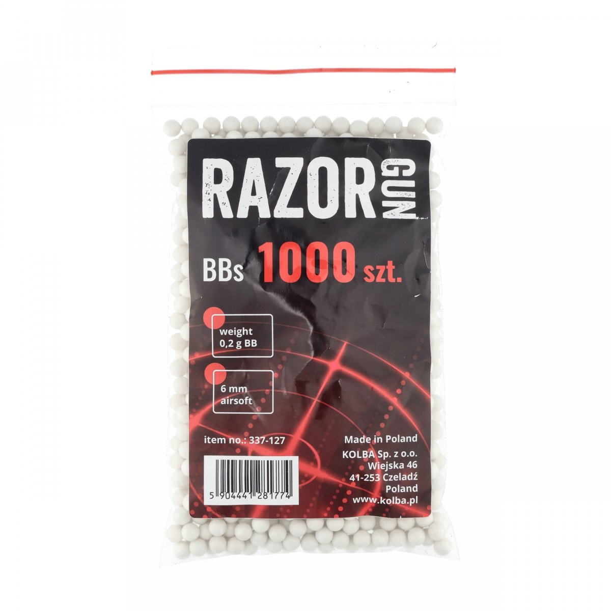 Kulki BB do ASG RazorGun 0,20 g – Idealna amunicja dla początkujących