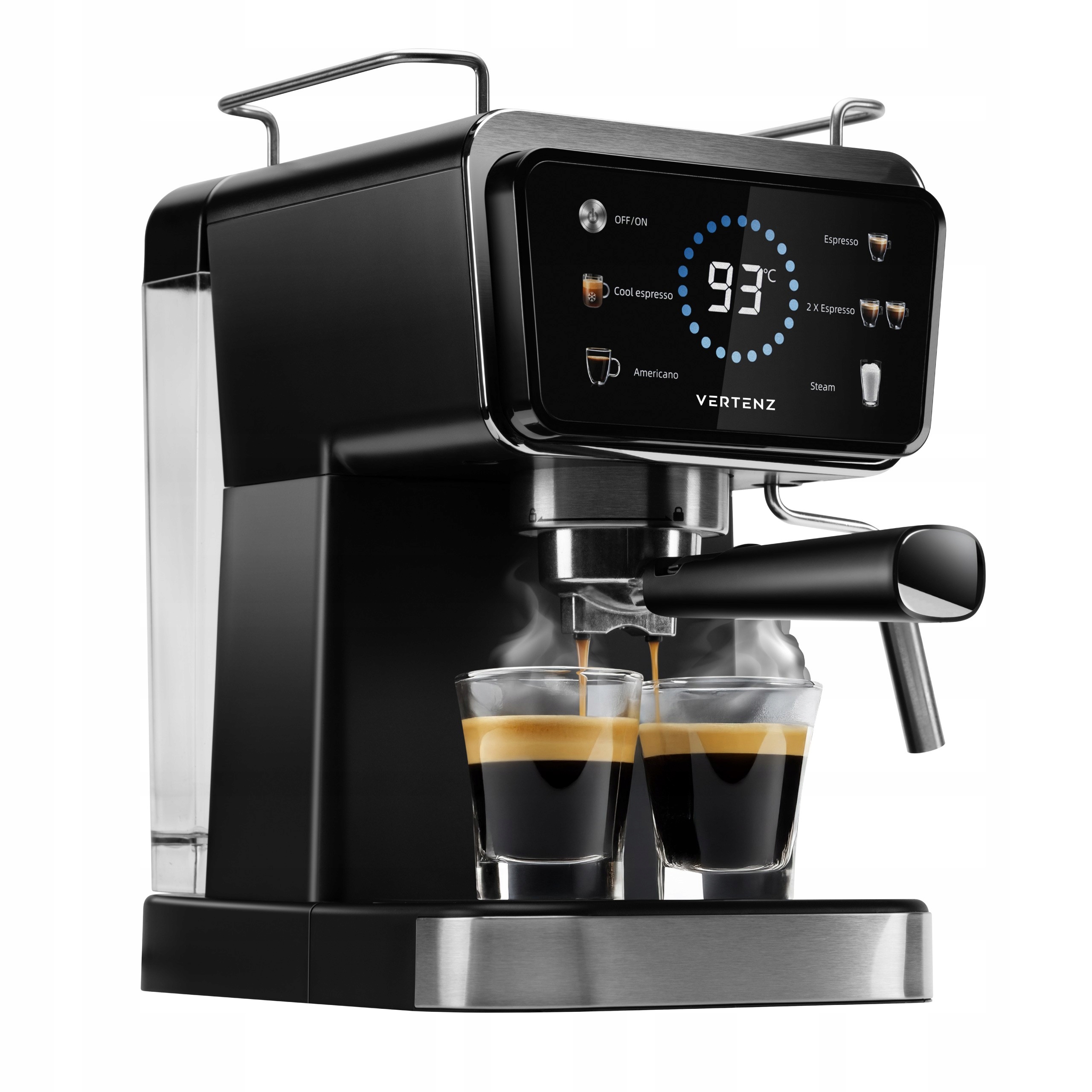 Wydajne ciśnienie 20 bar – Maksymalne wydobycie aromatu