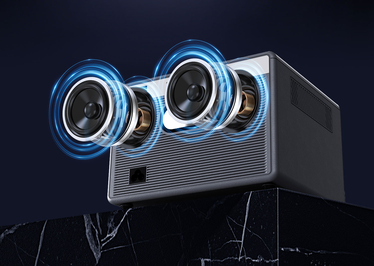 Wbudowane głośniki HiFi 3D Stereo – Doskonałe brzmienie w każdym seansie