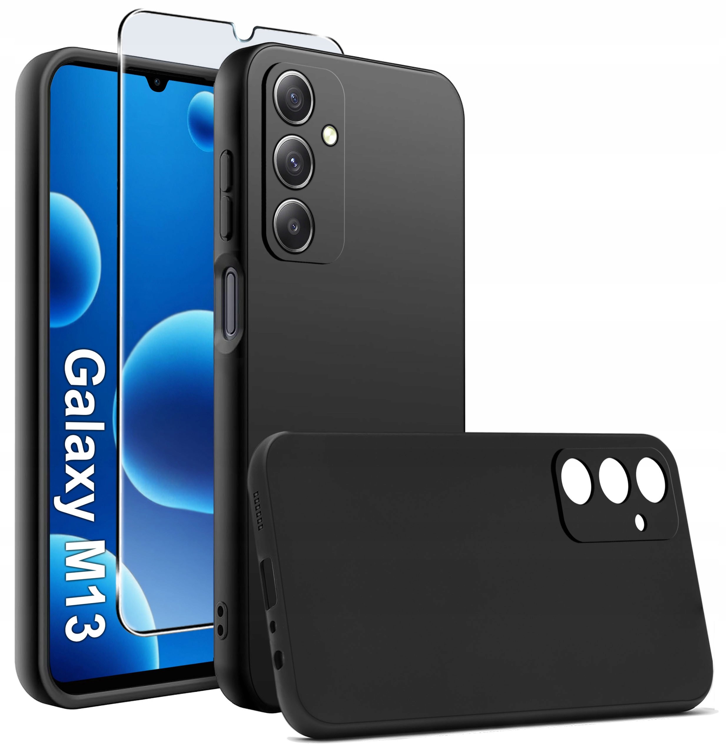 Etui Czarne Matowe Silikon Slim do M13 + SZKŁO 9H – Idealna ochrona dla Twojego smartfona