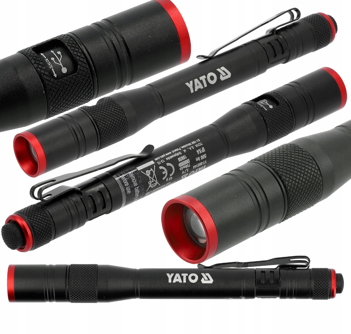 LATARKA AKUMULATOROWA INSPEKCYJNA DŁUGOPIS 500LM – Niezawodne oświetlenie w zasięgu ręki