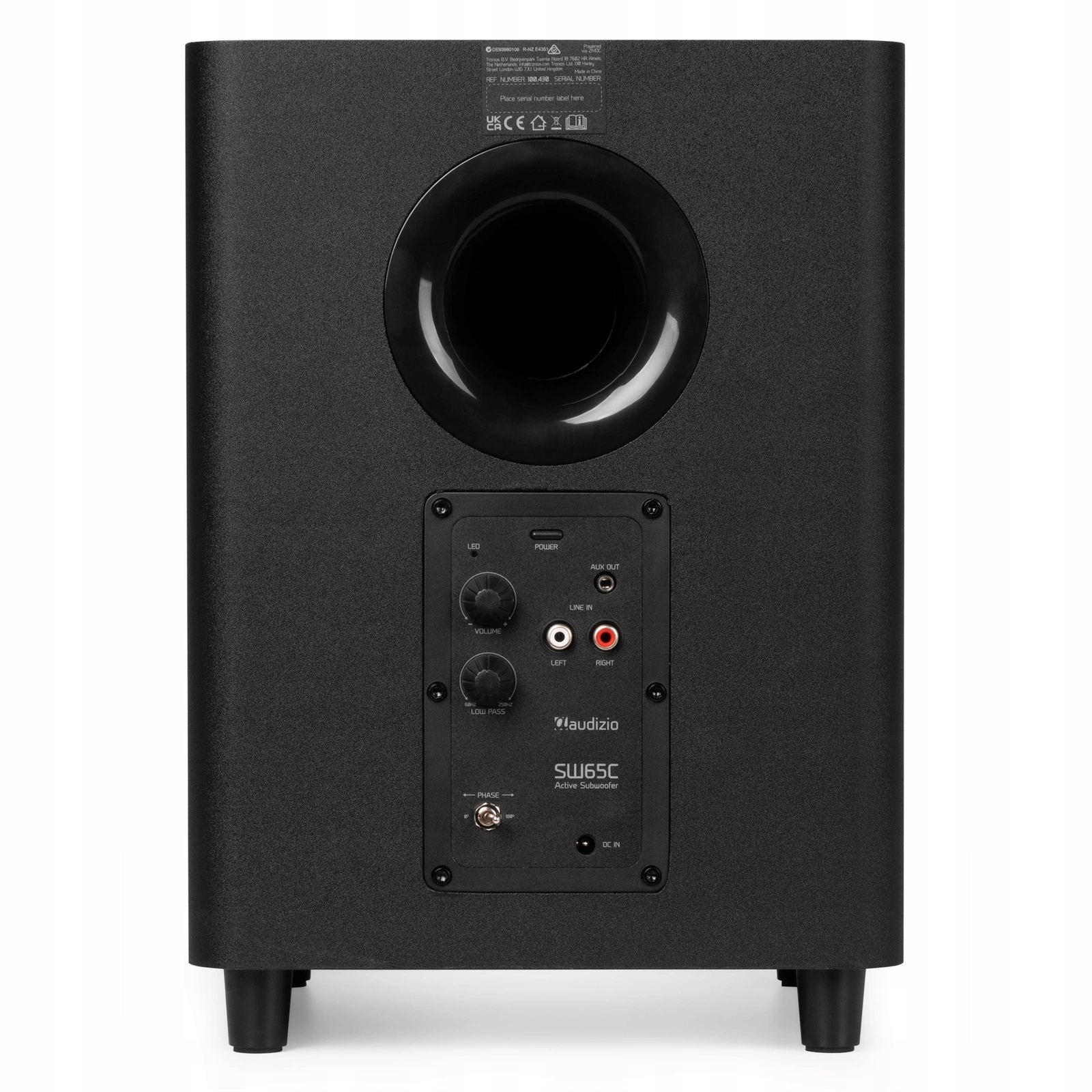 Aktywny subwoofer SW65C 130W – Doskonałe brzmienie w Twoim domu