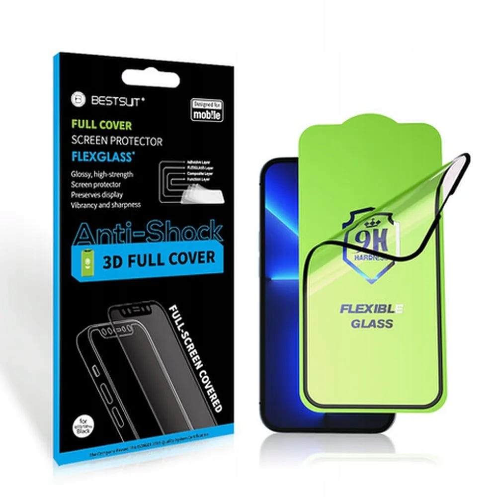 Szkło hybrydowe Bestsuit Flexible 5D Full Glue do Xiaomi 15 Ultra czarny – Ochrona na najwyższym poziomie