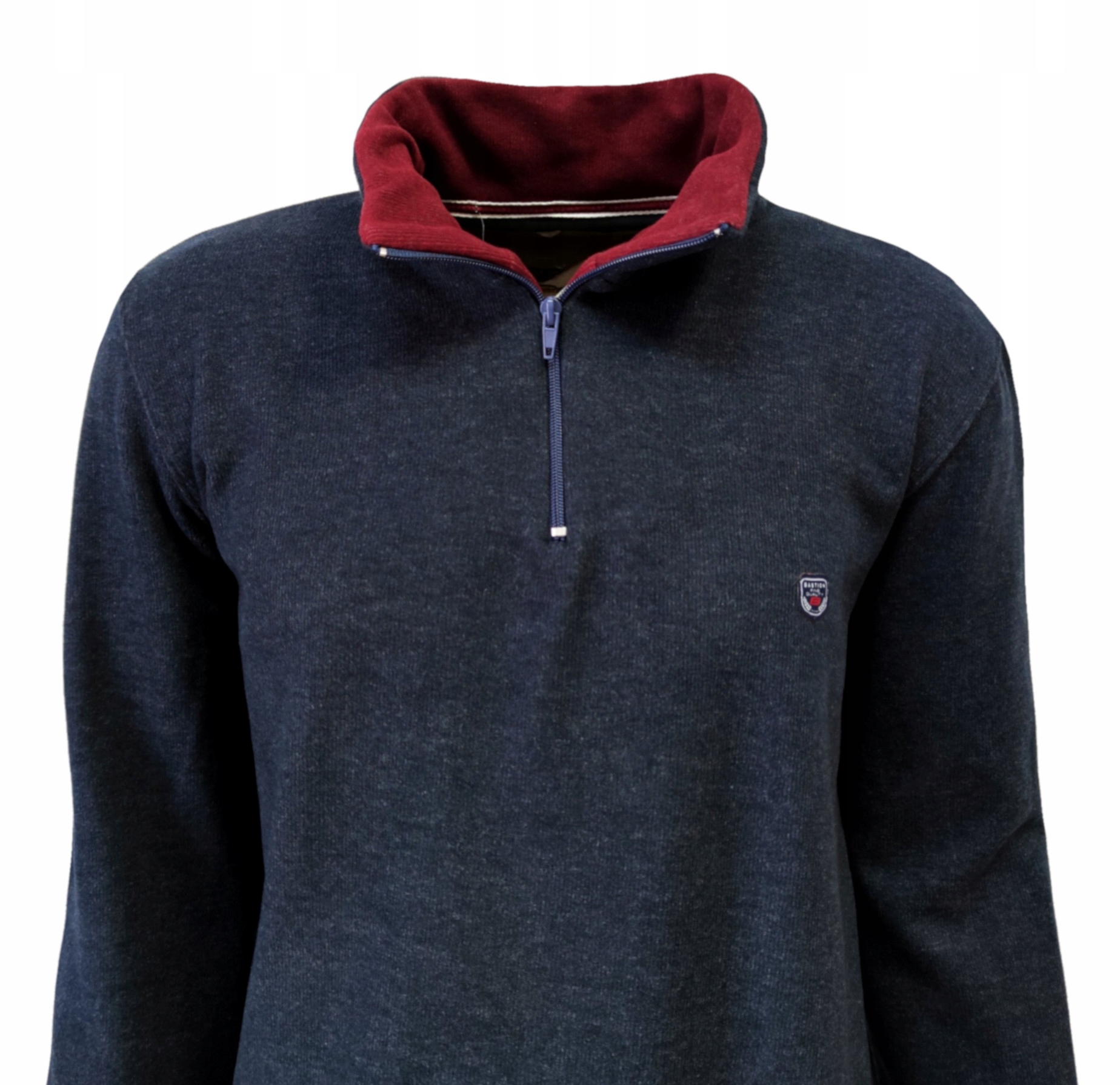 Bluza męska sportowa granatowa suwak 4XL BASTION Płeć Produkt męski