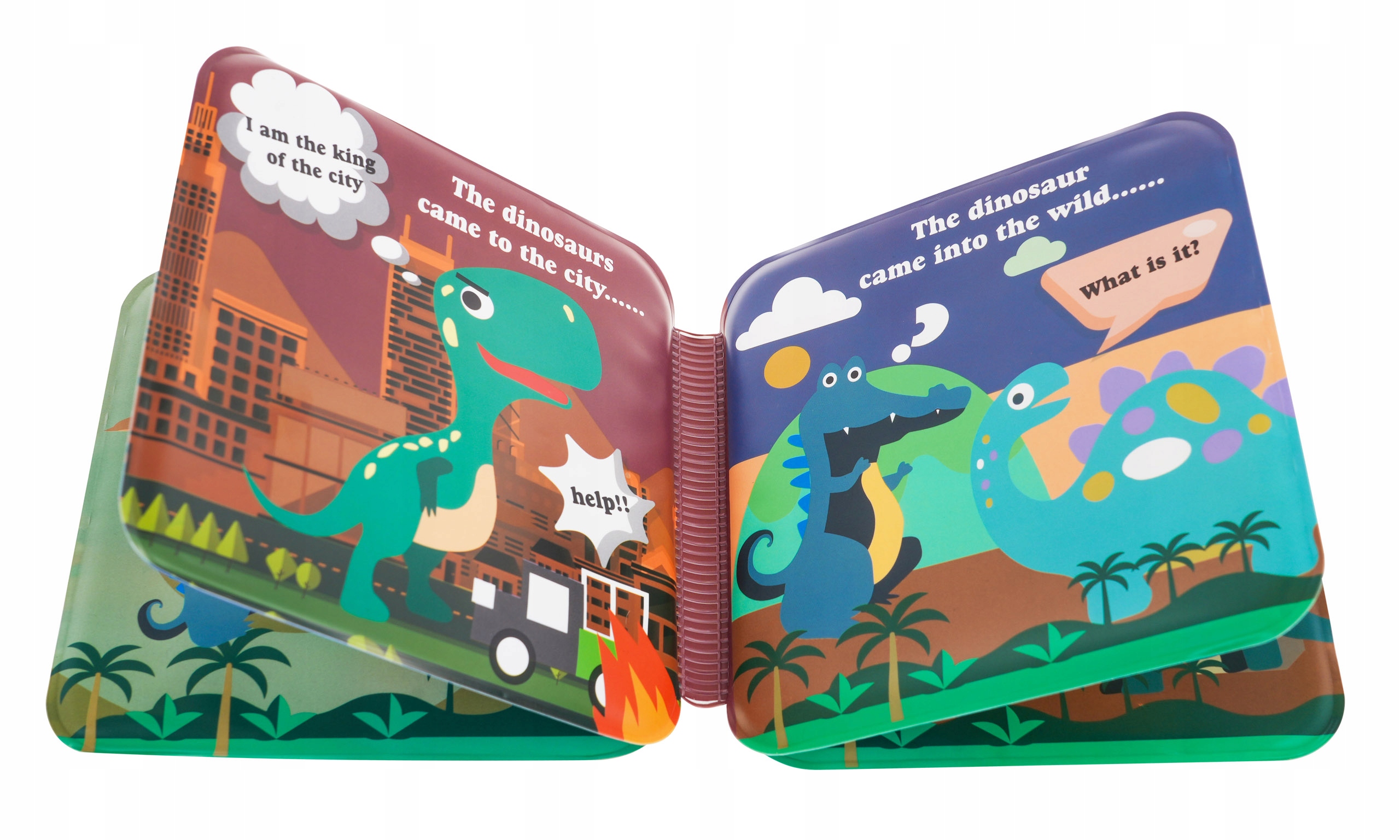 Miękka Książeczka z Przygód Dinozaurów