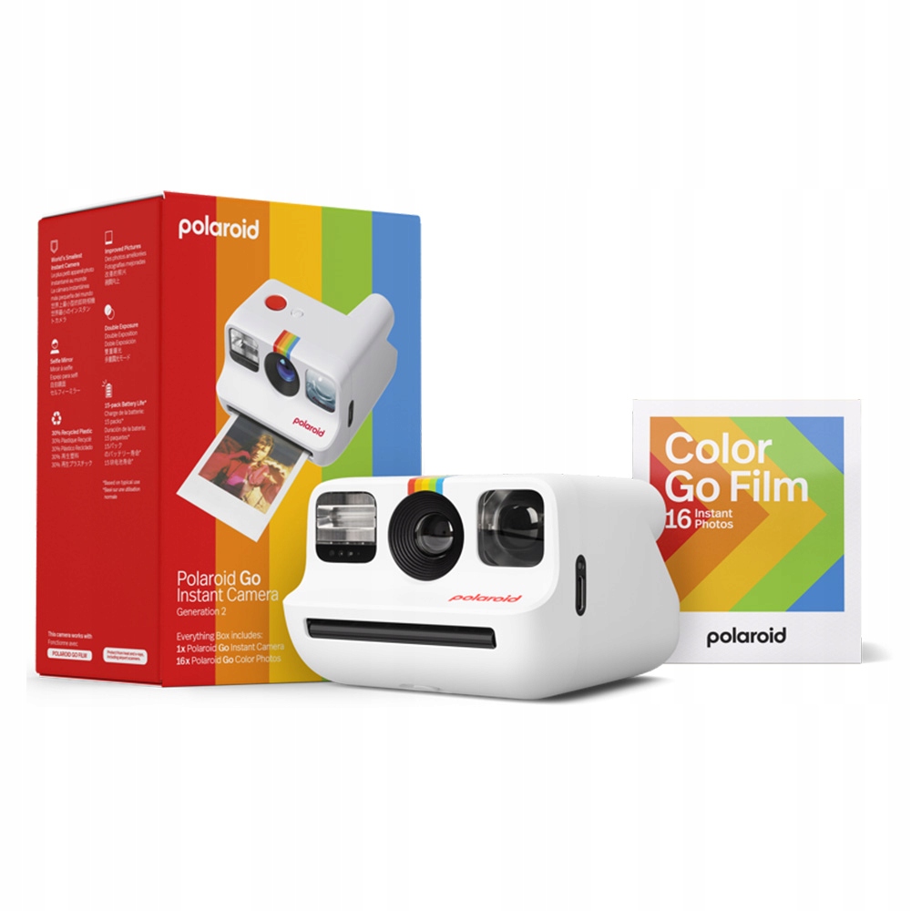Aparat cyfrowy Polaroid Polaroid Go Gen 2 E-box White – Twój towarzysz w podróży