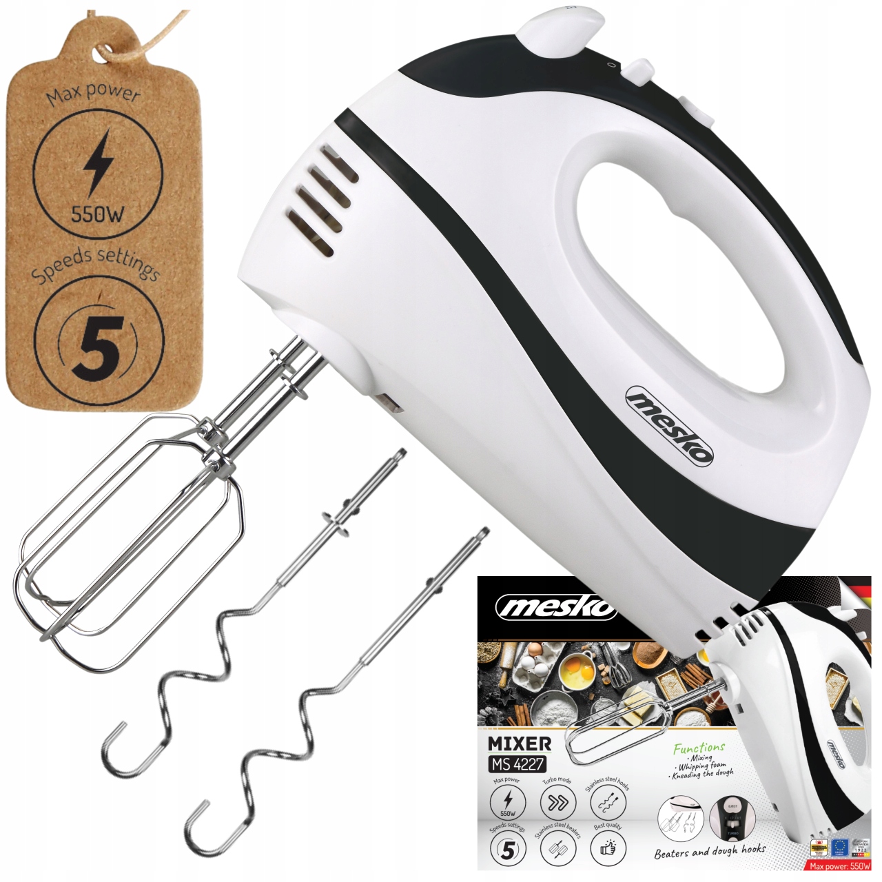 Wszechstronność dzięki 5 Ustawieniom Prędkości