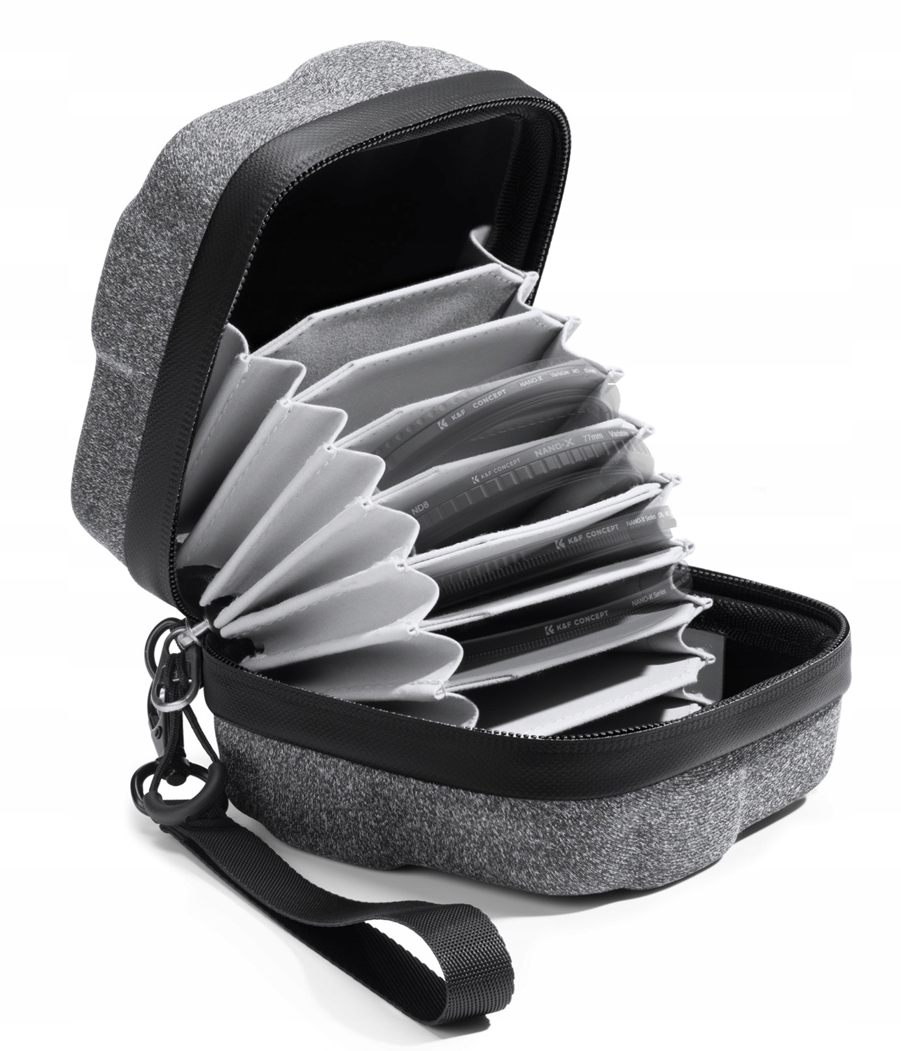 Praktyczne przechowywanie filtrów o średnicy do 95 mm