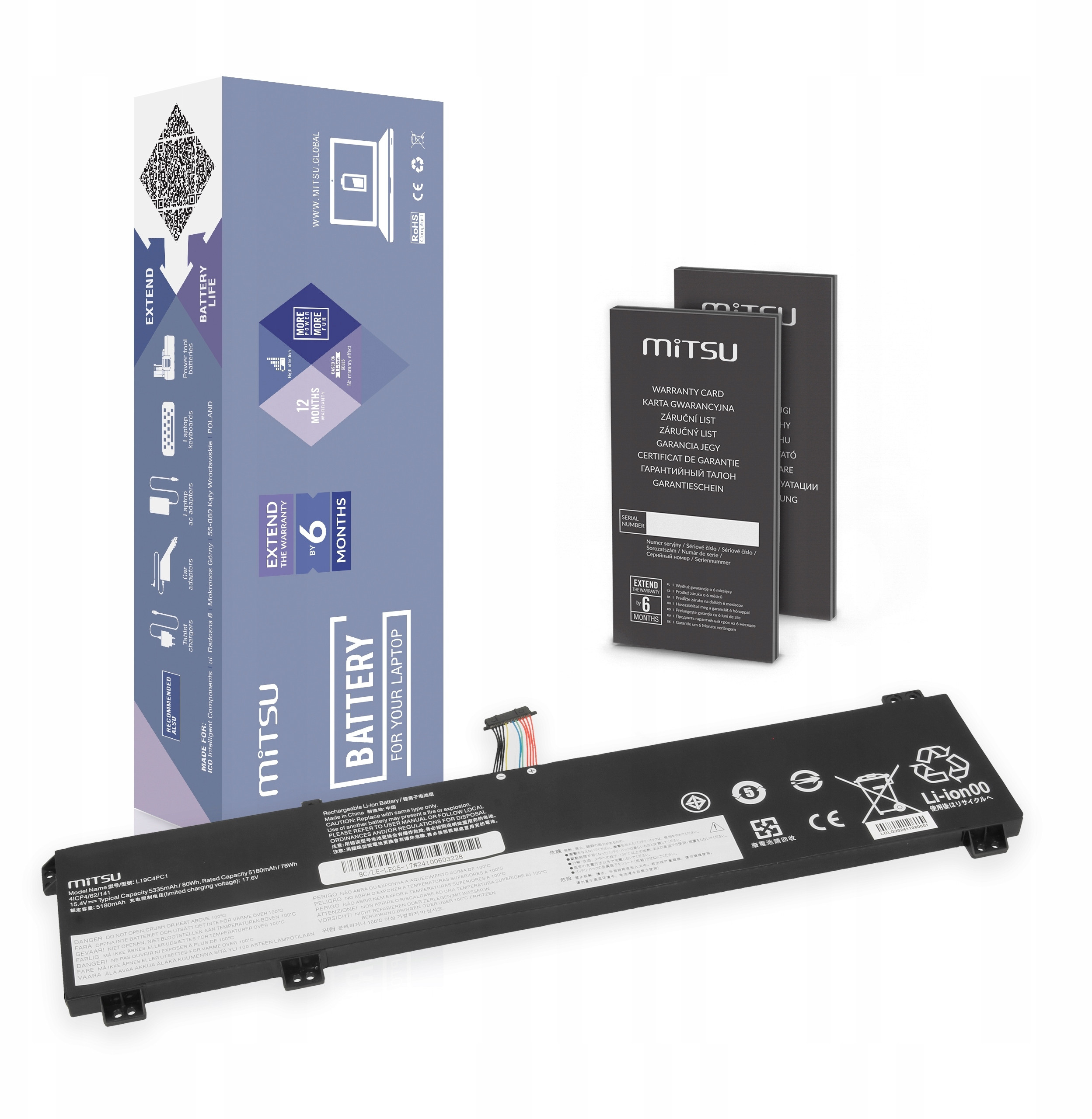 Bateria Mitsu do Lenovo Legion 5 17ARH05H, 7 15IMH05 – Wydajność i niezawodność