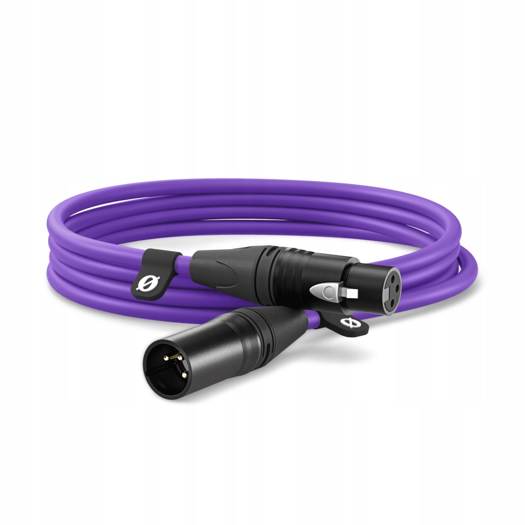 Kabel RØDE XLR 3m Purple – Profesjonalne połączenie audio
