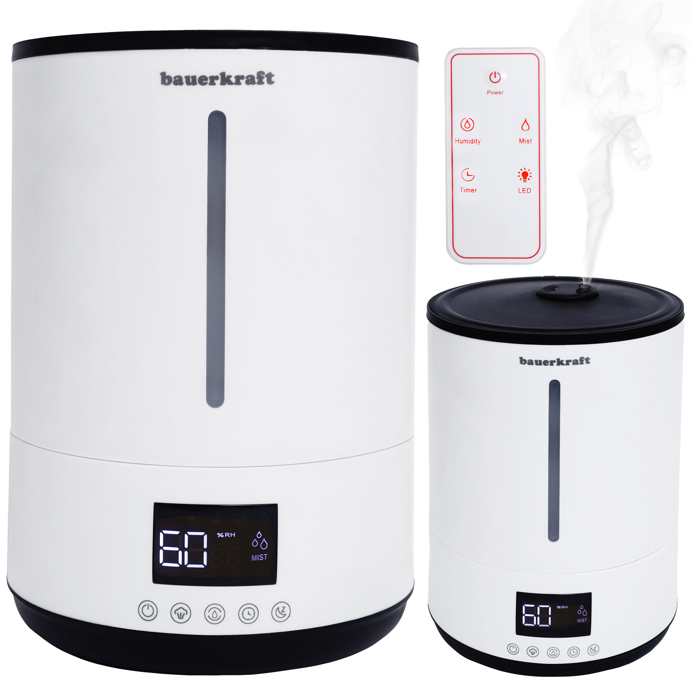 Dodatkowe funkcje – Timer, pilot oraz podświetlenie