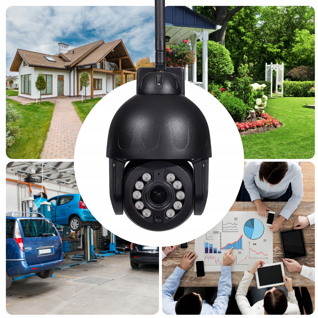 Nocne doświetlenie IR+LED – Obraz w ciemności do 40 metrów