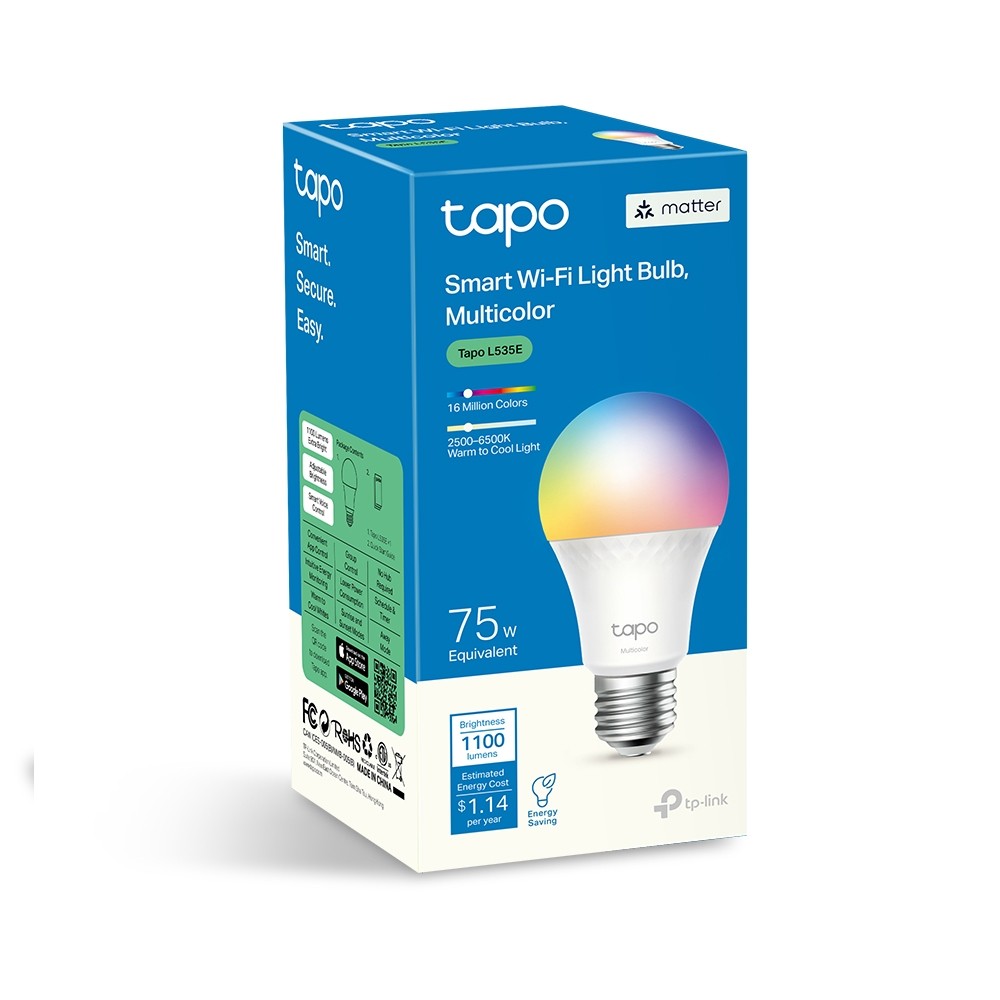 Żarówka LED Smart Wi-Fi Tapo L535E – Nowoczesne oświetlenie dla Twojego domu