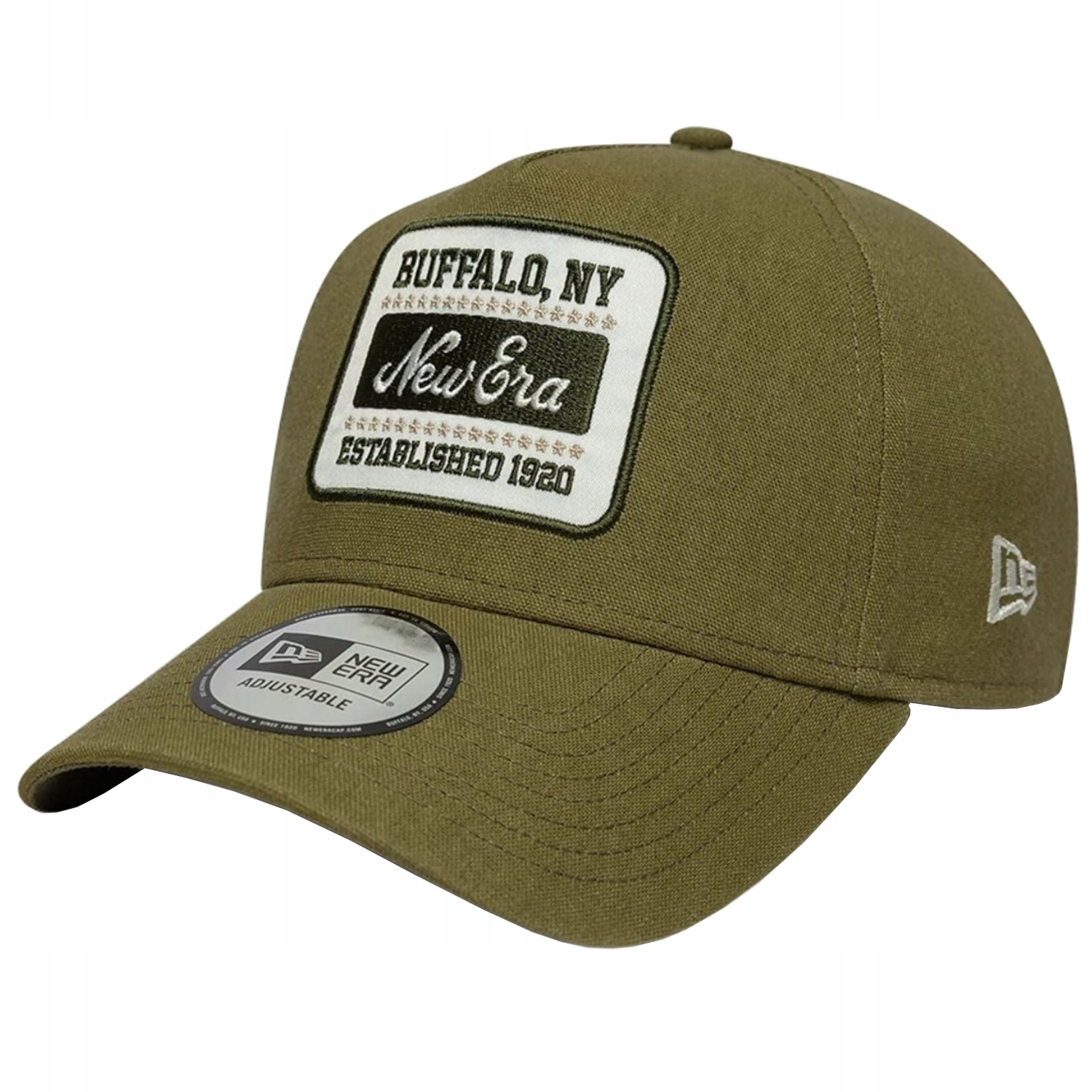 Czapka z daszkiem New Era Patch Line Cream 9FORTY E-Frame – Styl i komfort w jednym
