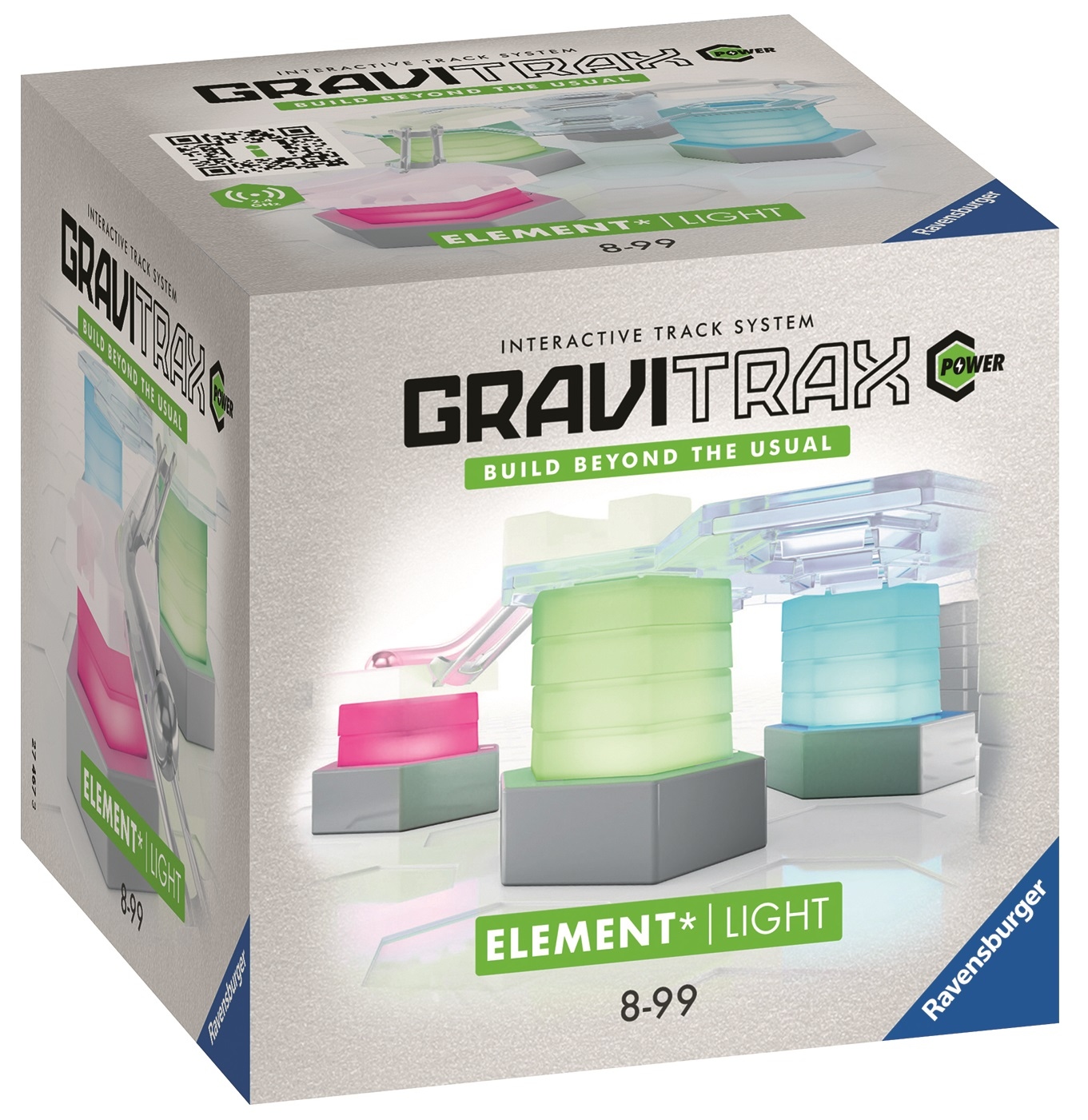 Ravensburger Zestaw Gravitrax Power Dodatek Light – Kolorowe efekty świetlne dla kreatywnych torów