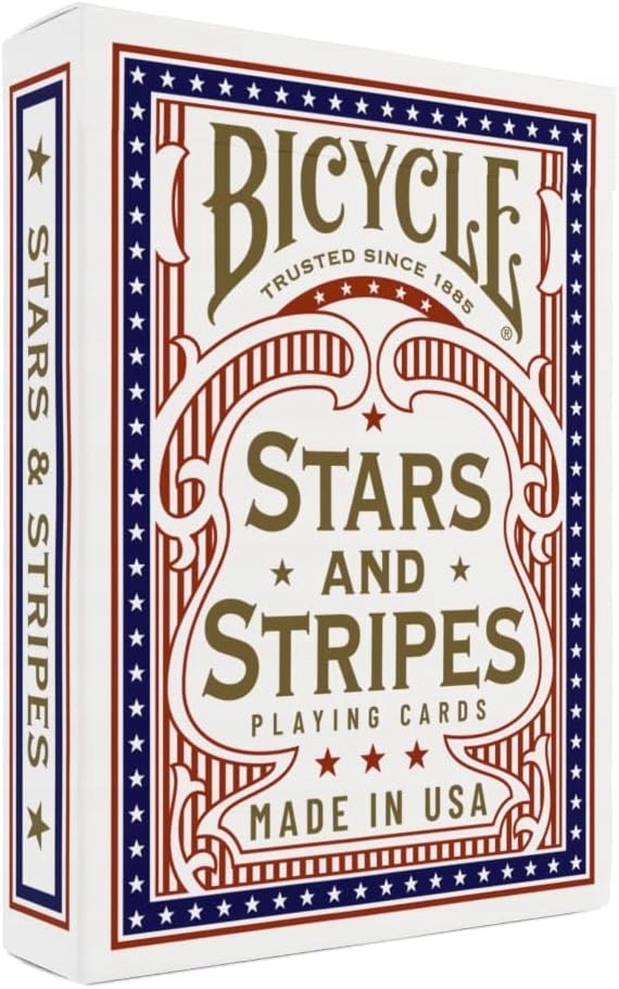 Karty do gry Bicycle: Stars and Stripes – Patriotyczna talia do gier