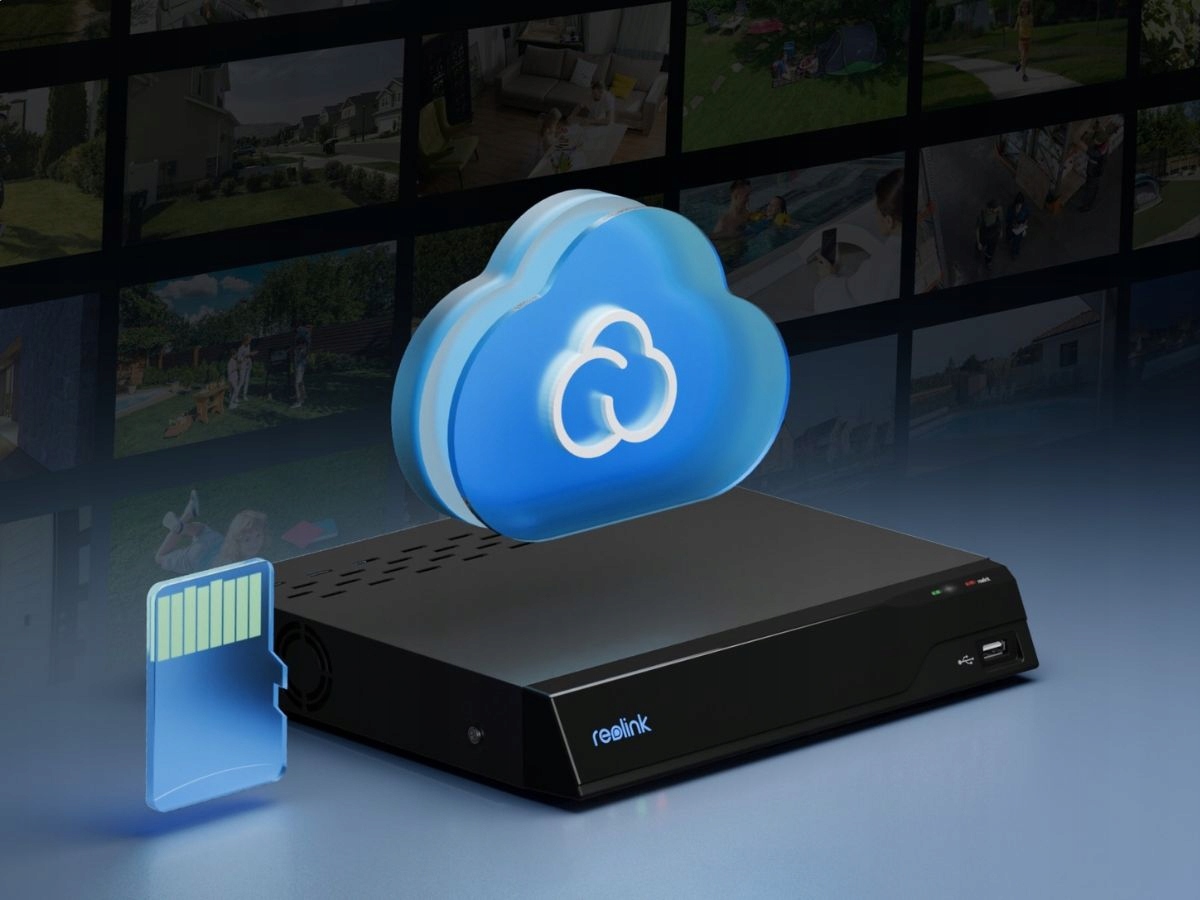 Elastyczne opcje przechowywania – Obsługa kart SD i rejestratorów Reolink