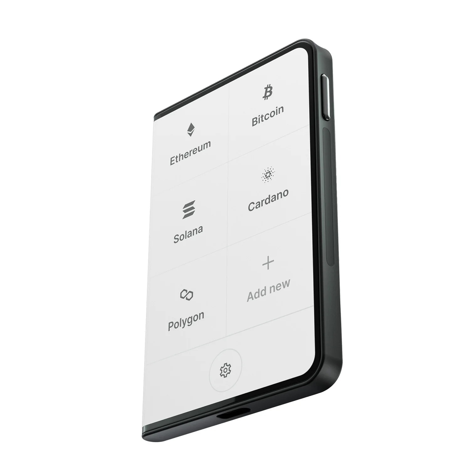 Innowacyjny zakrzywiony ekran dotykowy E Ink®