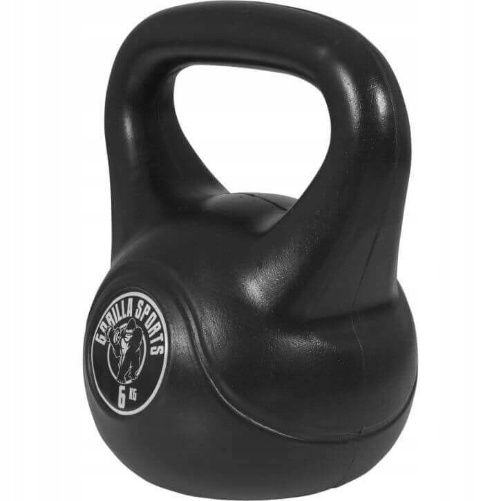 Kettlebell 6 kg Gorilla Sports – Idealny do treningu siłowego i crossfit