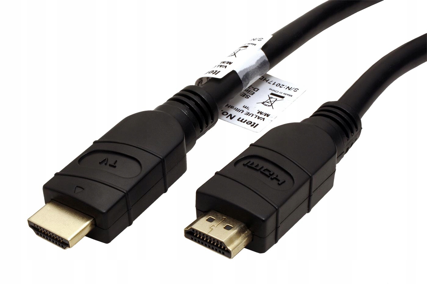 Kabel HDMI 20m czarny (JAB-3882902) – Idealne połączenie dla Twojego sprzętu