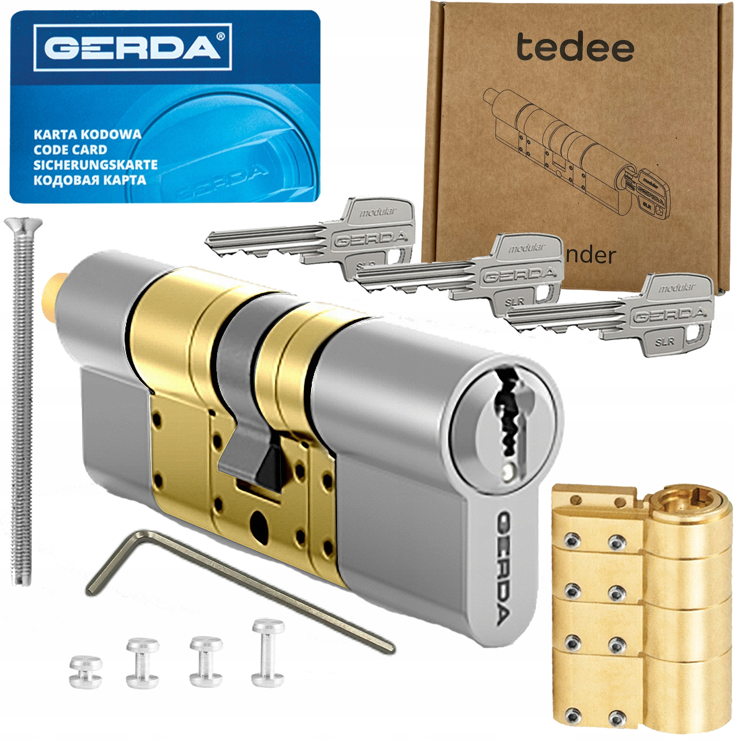 Modułowa budowa wkładki – łatwe dopasowanie do każdego zamka