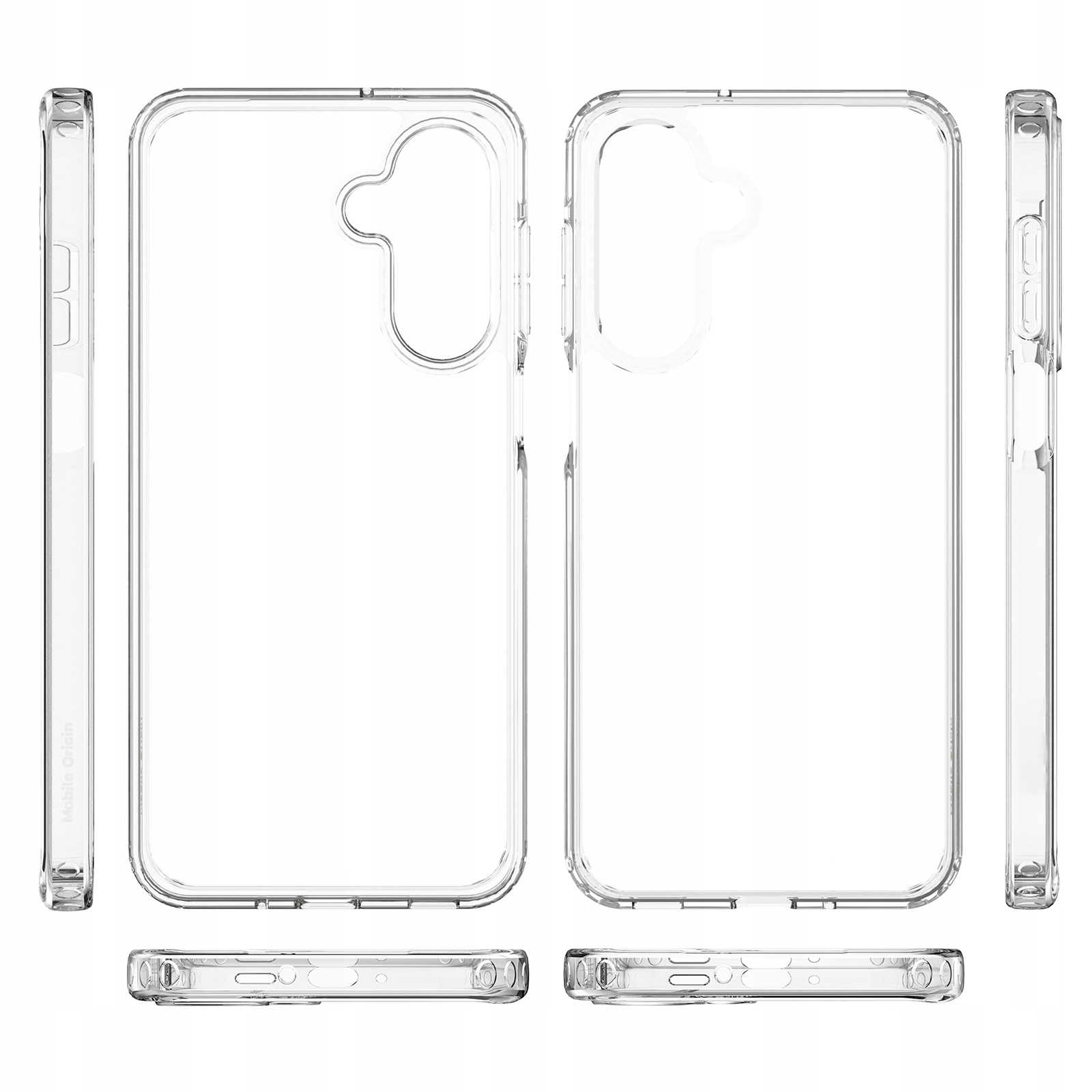 Przezroczysta konstrukcja, która podkreśla design telefonu