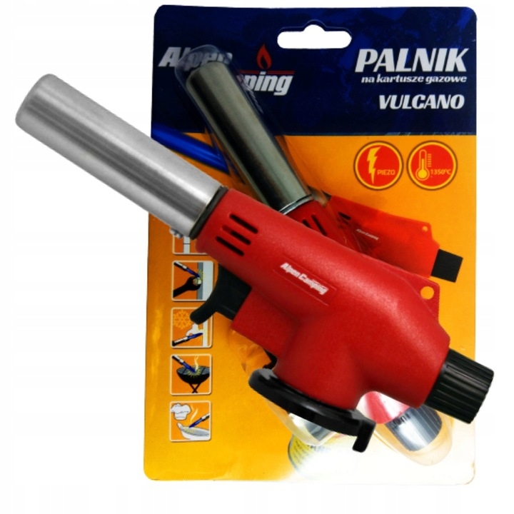 Palnik Gazowy Alpen Camping VULCANO – Idealny towarzysz w każdej przygodzie