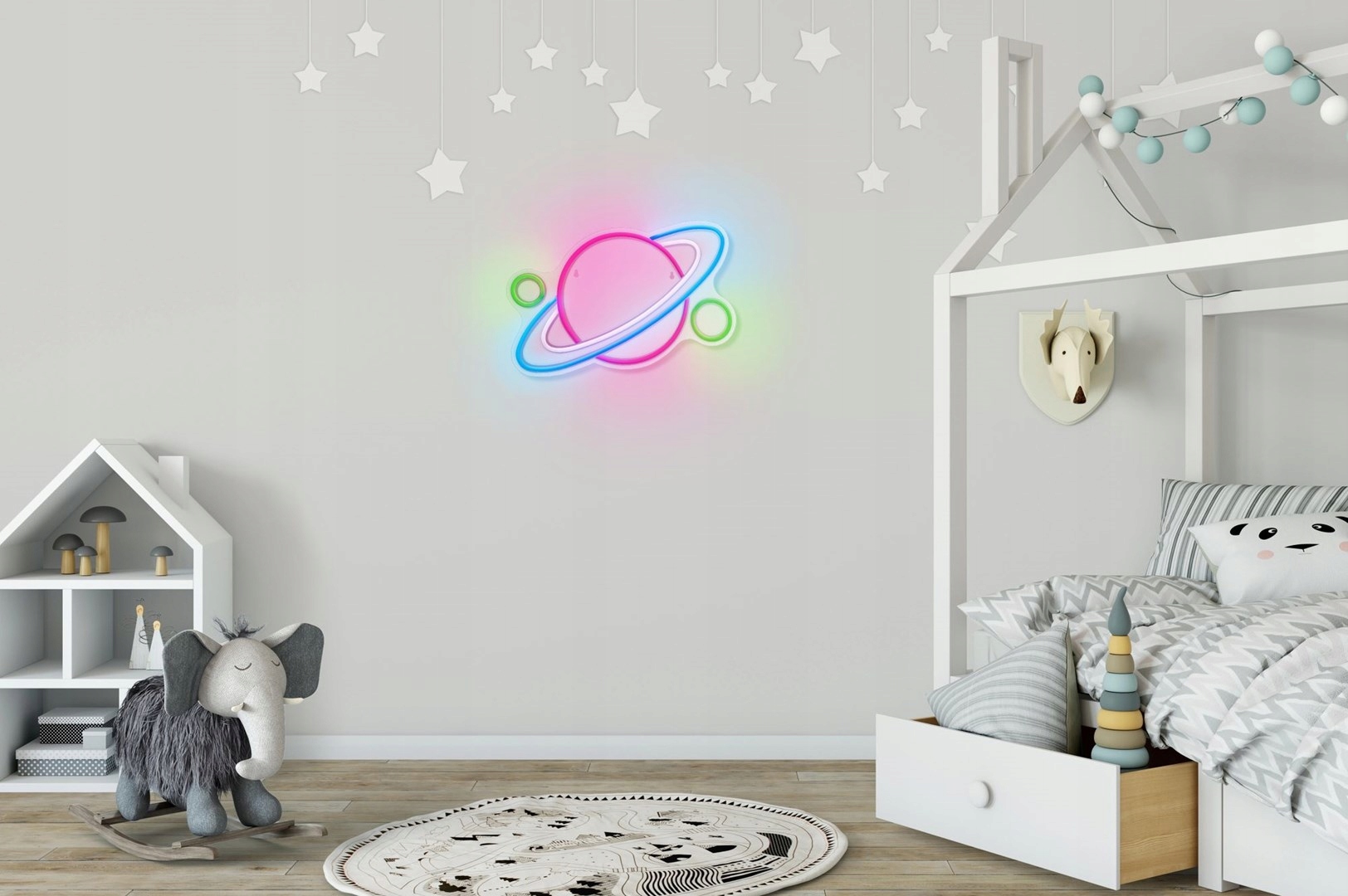 Actis Neon LED ACS-NEON PLANET – Kosmiczna lampa do Twojego wnętrza