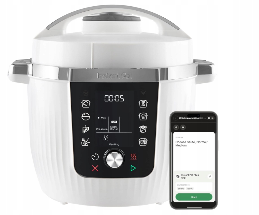 Aplikacja Instant Connect™ – zdalne sterowanie i dostęp do przepisów