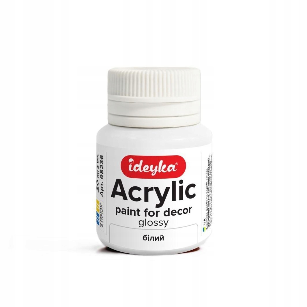 Wymiary i waga farby akrylowej 20ml