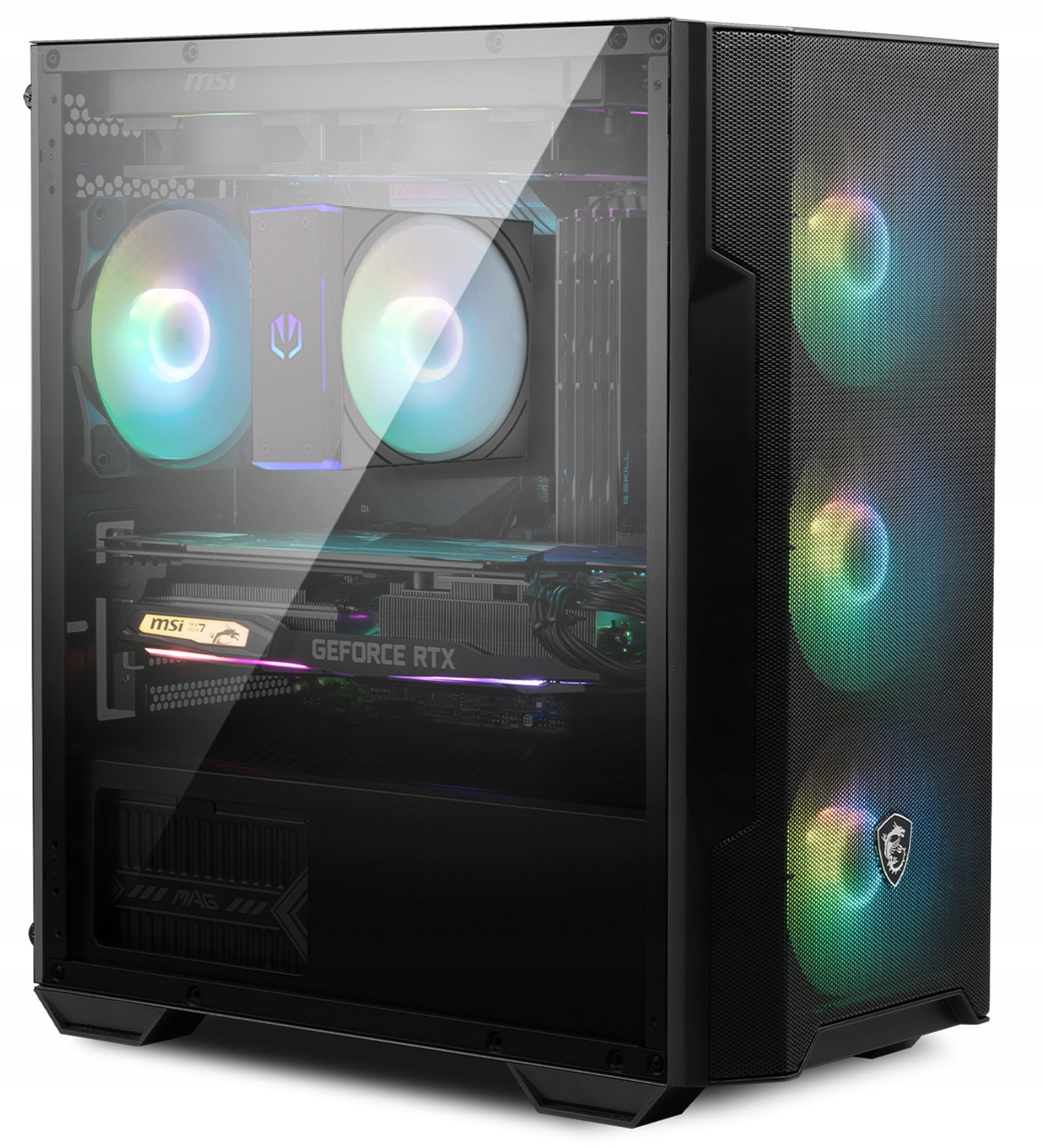 Obudowa MSI MAG Forge M100R – Stylowy design z ARGB