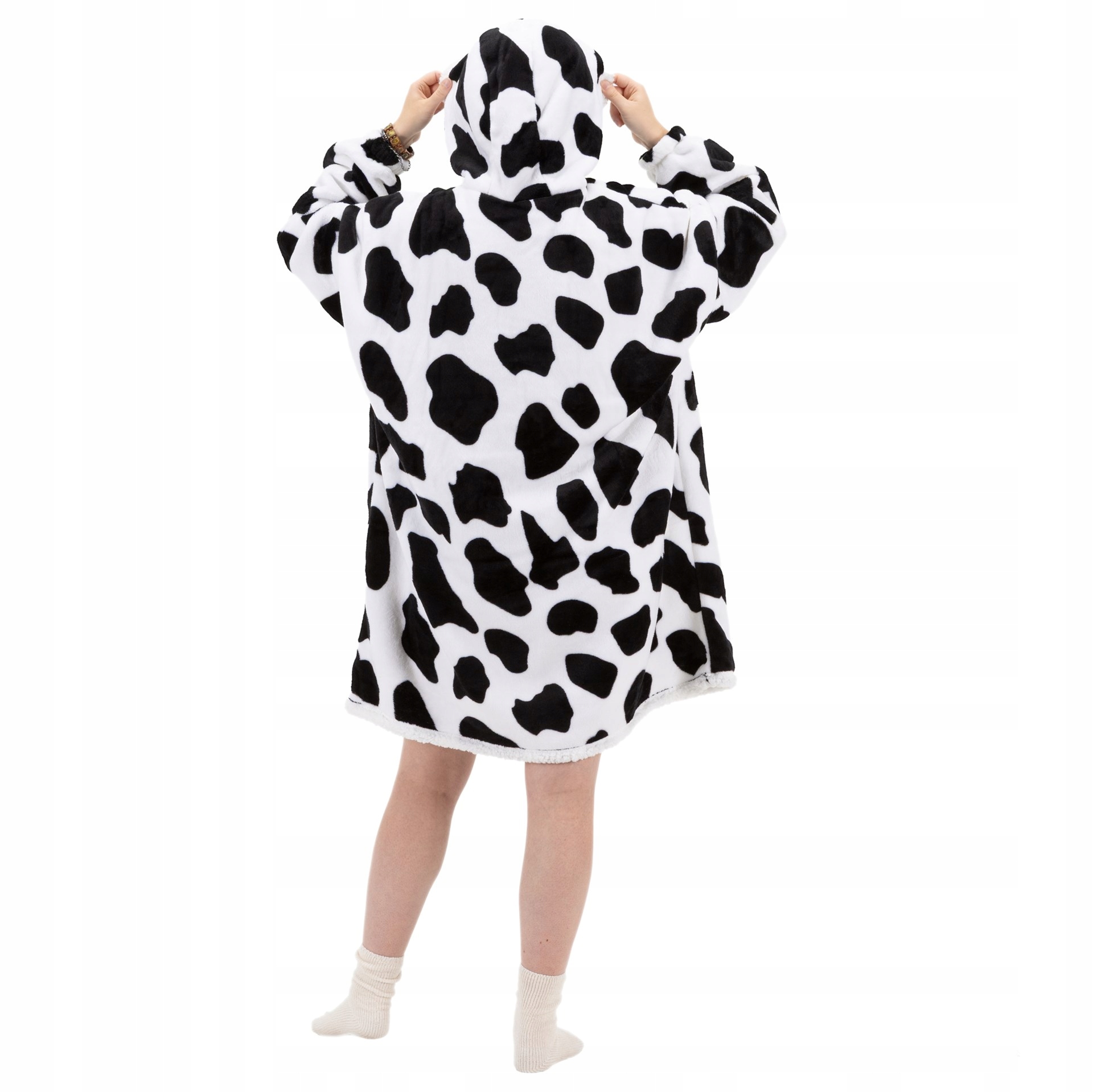 Kocobluza damska oversize 2w1 z kapturem – komfort i styl na chłodne dni