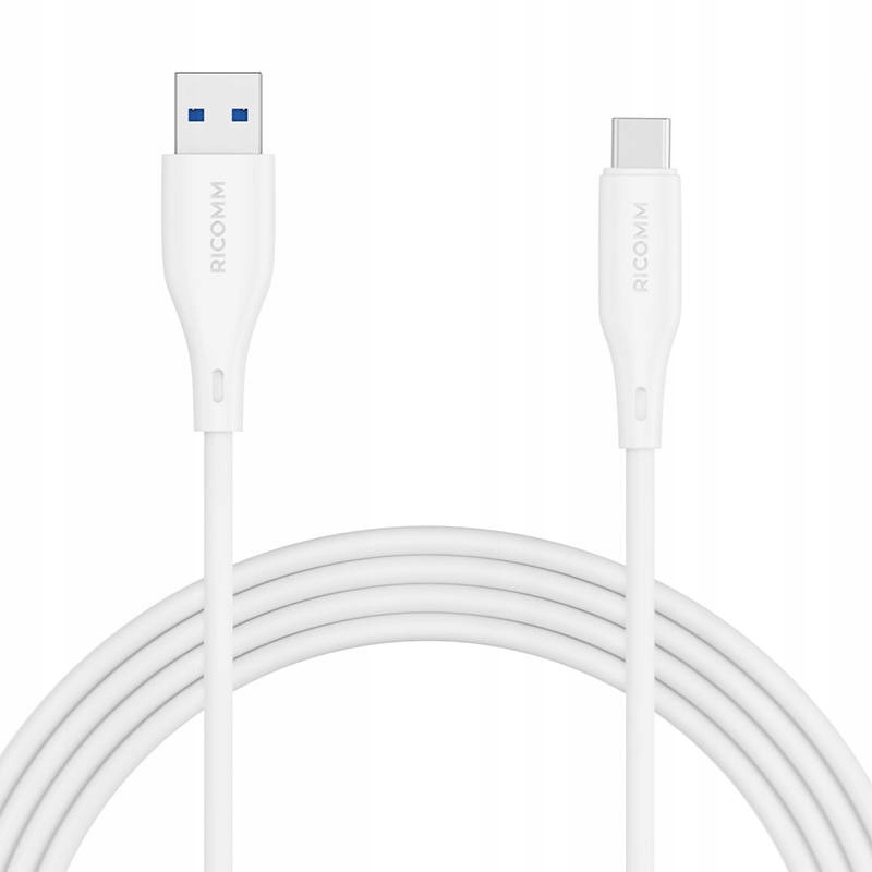 Kabel USB-A do USB-C Ricomm RLS007ACW 2.1m – Niezawodna jakość i wydajność