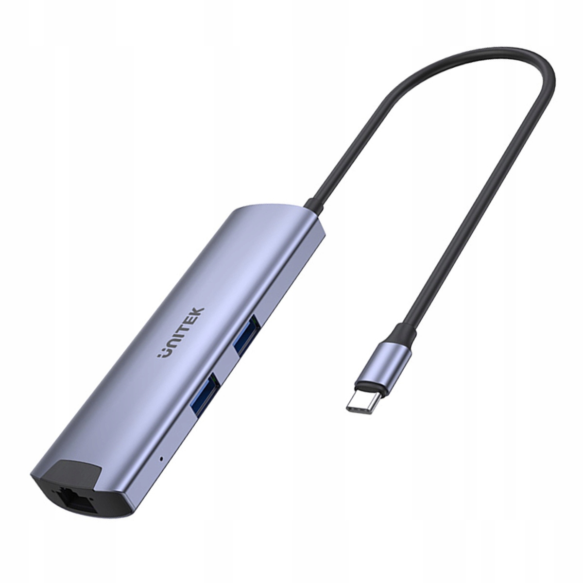 Aktywny Hub USB-C 5Gbps, HDMI RJ-45 PD 100W – Rozszerz możliwości swojego laptopa