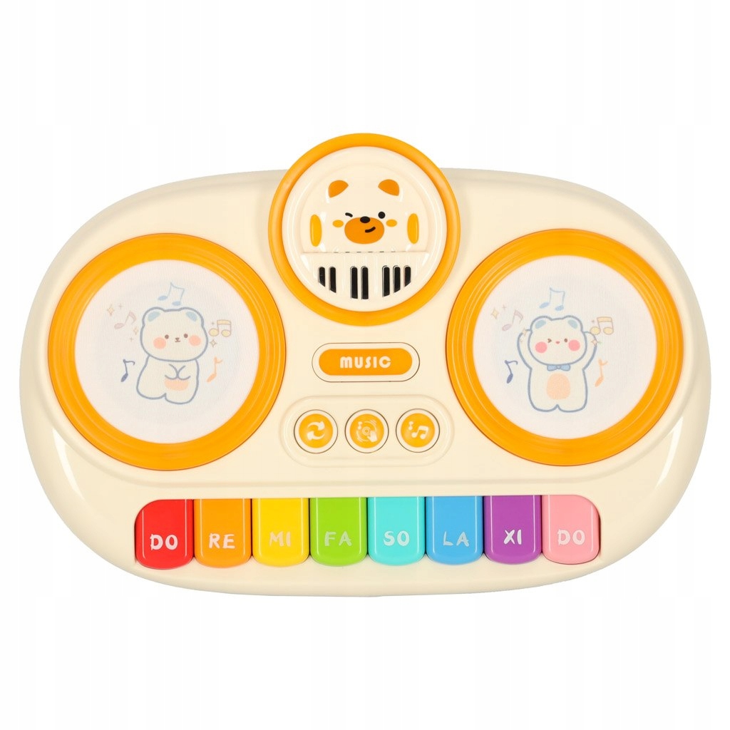 Kolorowe klawisze i efekty świetlne