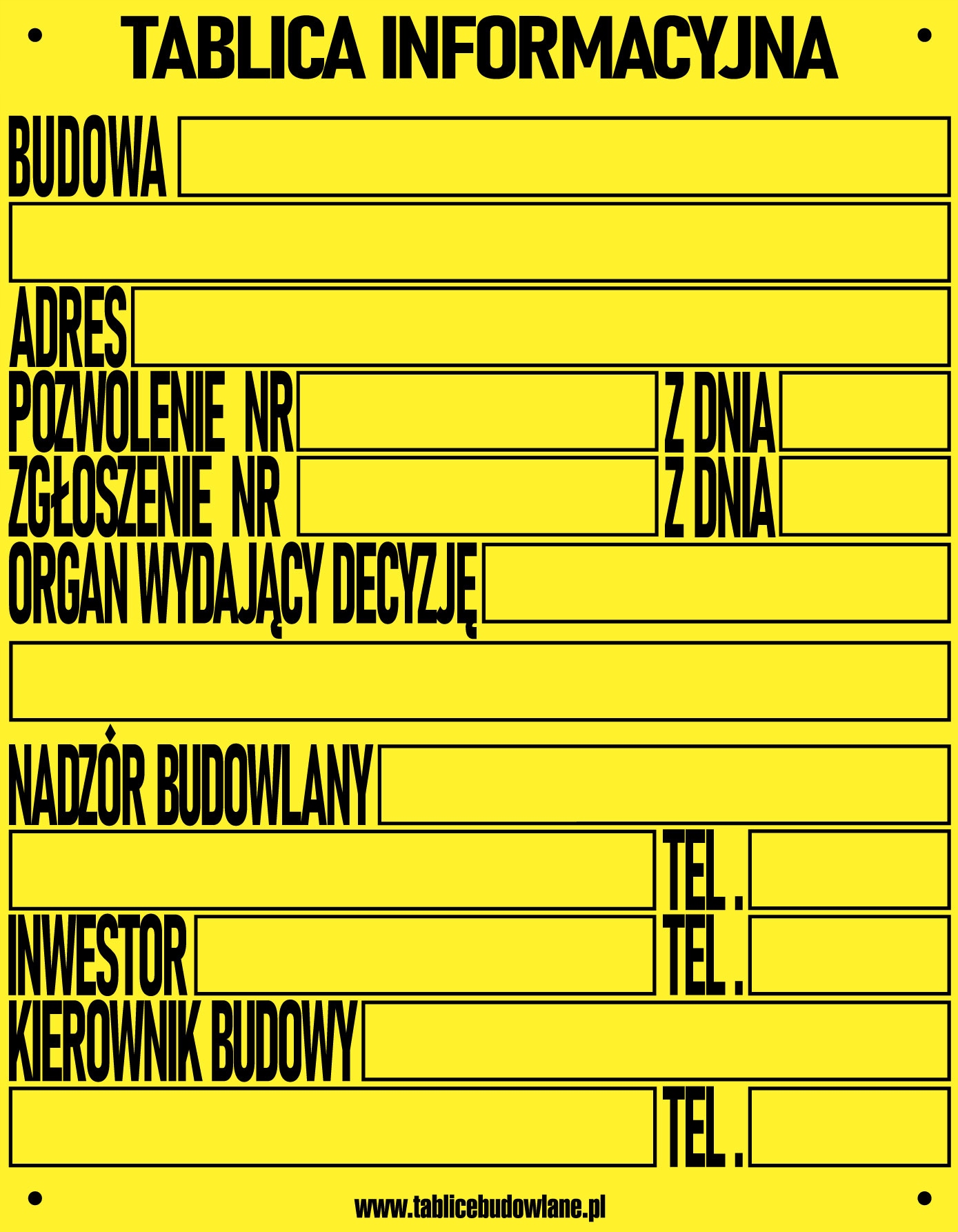 Kolor czarno-żółty – Wyraźny i czytelny przekaz informacji