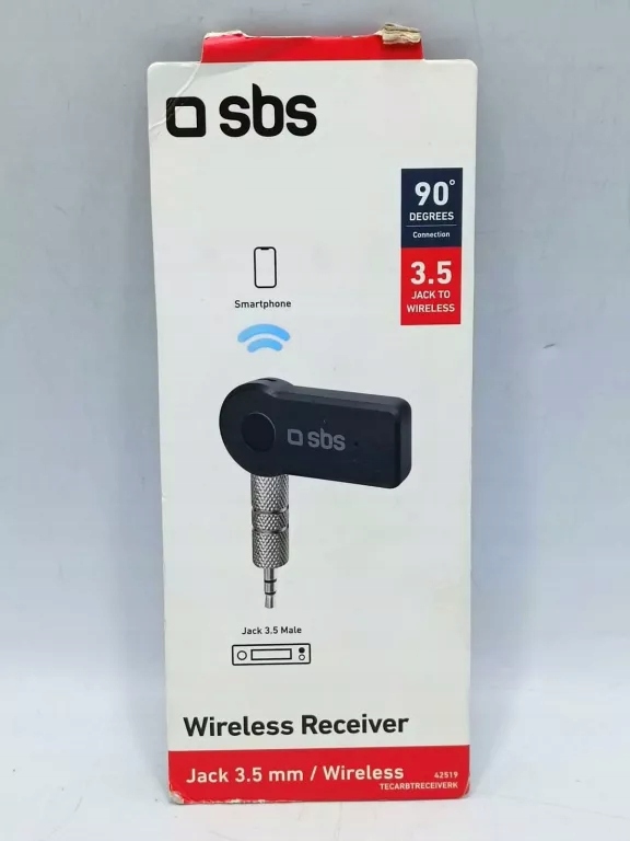 SBS TECARBTRECEIVERK – Uniwersalny bezprzewodowy odbiornik audio Bluetooth