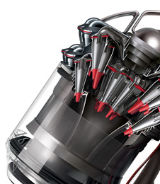 Technologia cyklonów Dyson Cinetic™