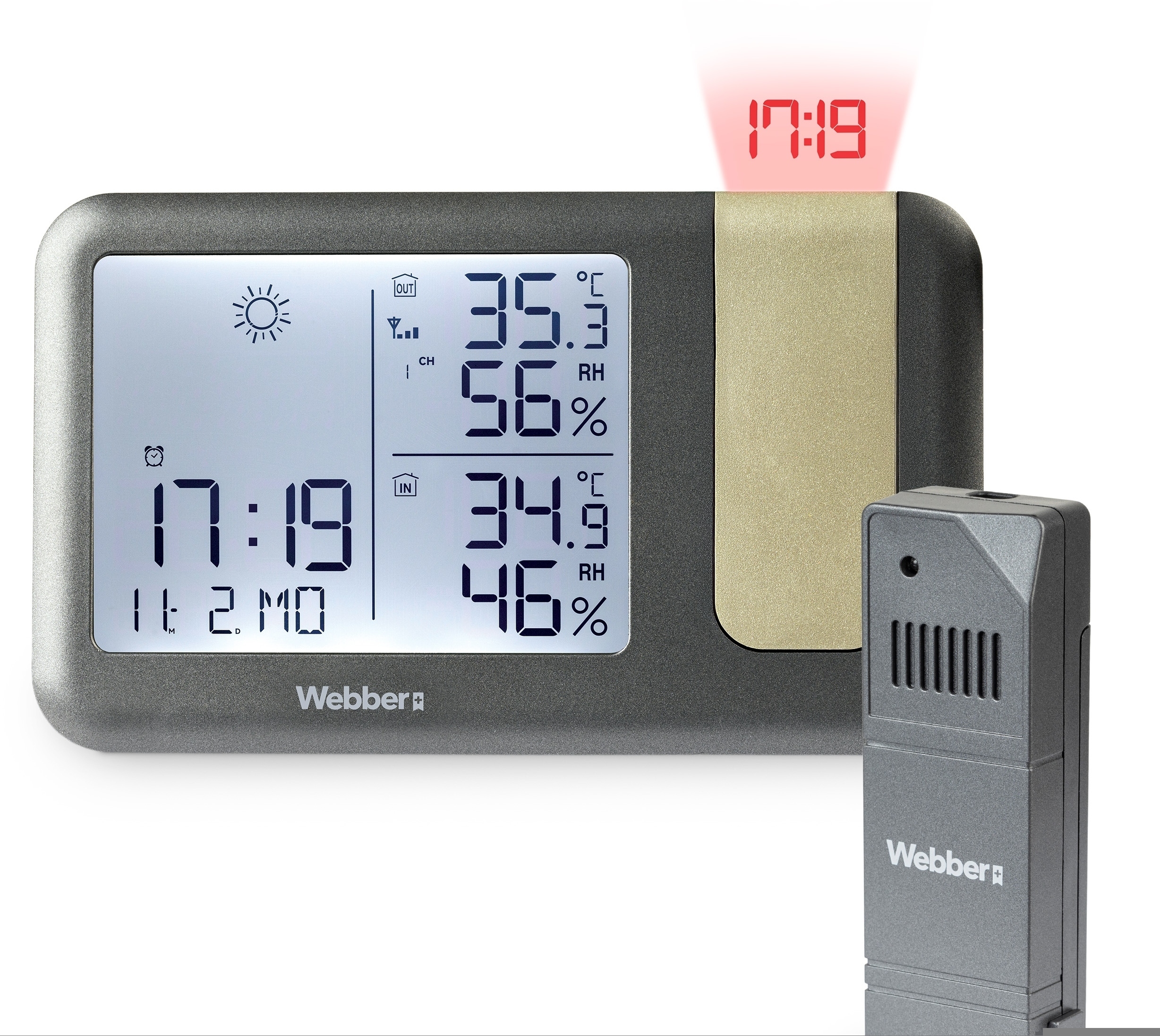 Stacja pogodowa z DCF Meteo WEBBER WS207 – Pełna kontrola nad pogodą