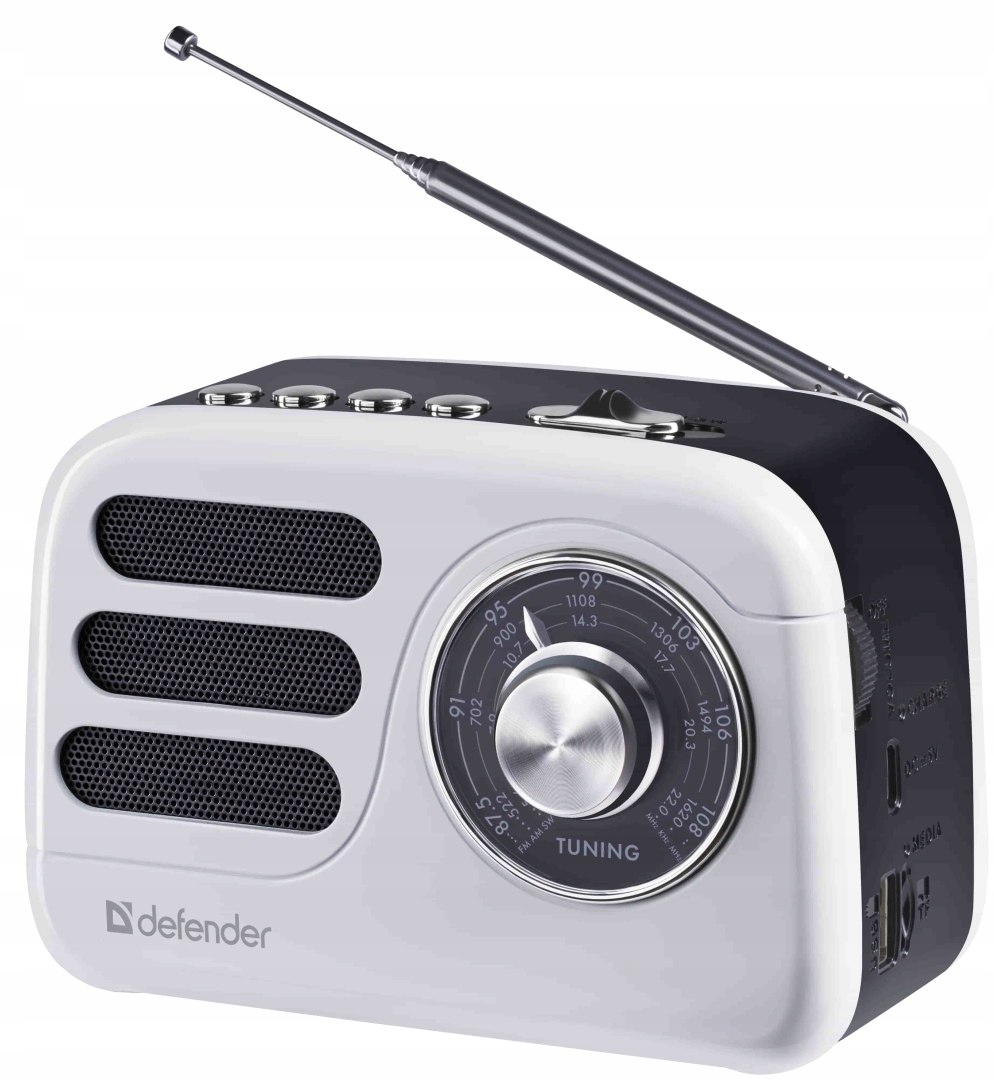 Wbudowany odtwarzacz MP3 i radio FM