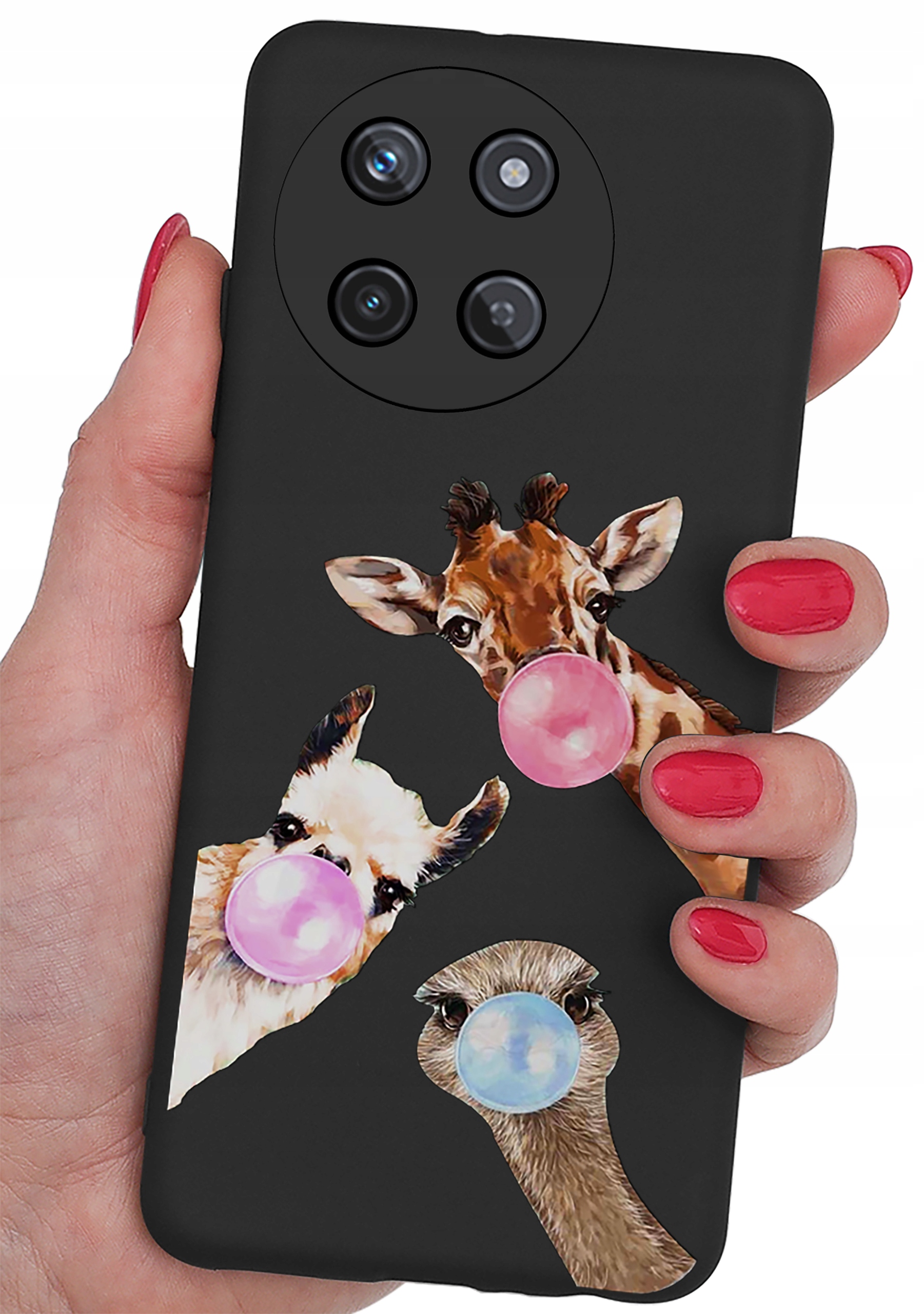 Etui do Realme 11 4G CASE WZORY MATT PLECKI + Szkło Ochronne 9H – Ochrona i styl w jednym