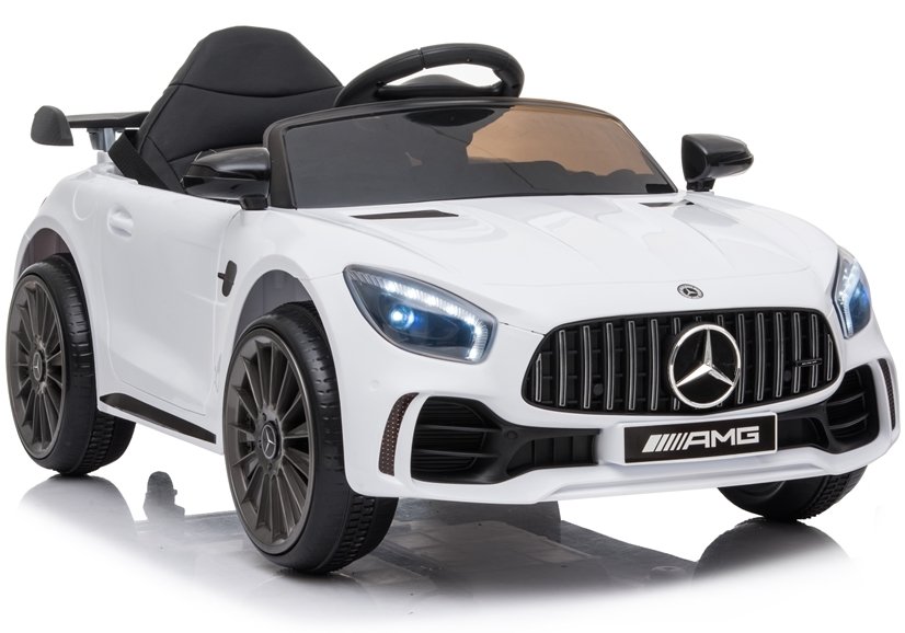 Auto na akumulator Mercedes AMG GT R Biały – Marzenie każdego dziecka
